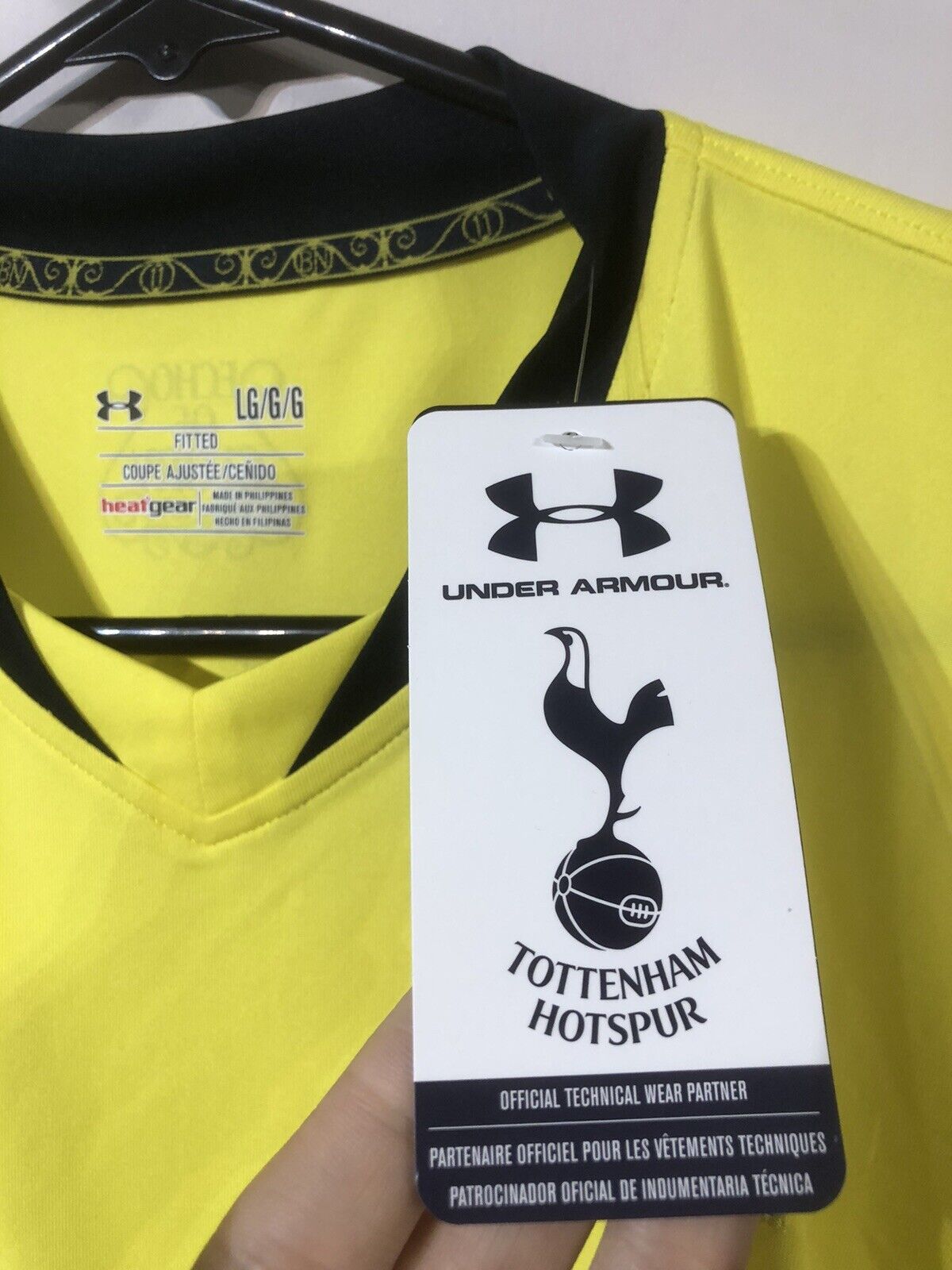 Son #7 Tottenham Hotspur 2014/15 Large 3rd Shirt Under Armour BNWT