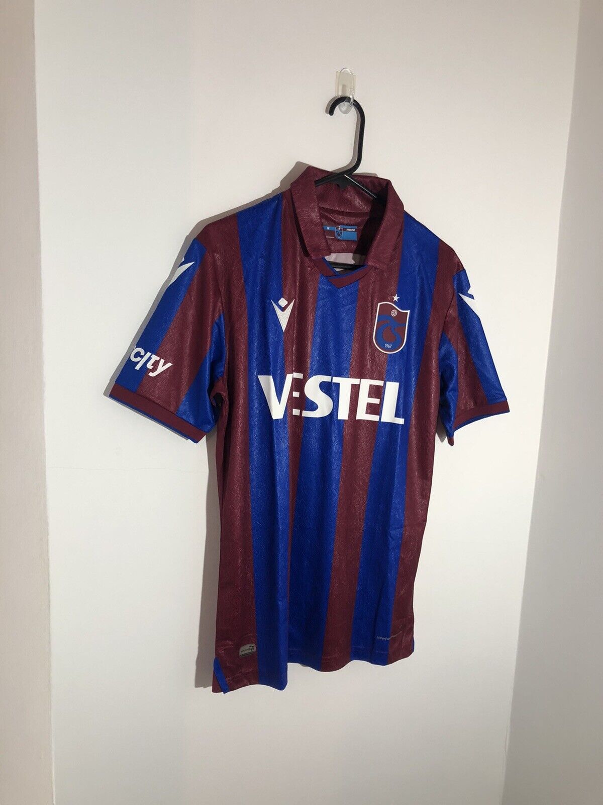 Trabzonspor Medium Authentic Home 2020 21 Shirt Macron Excellent Condition