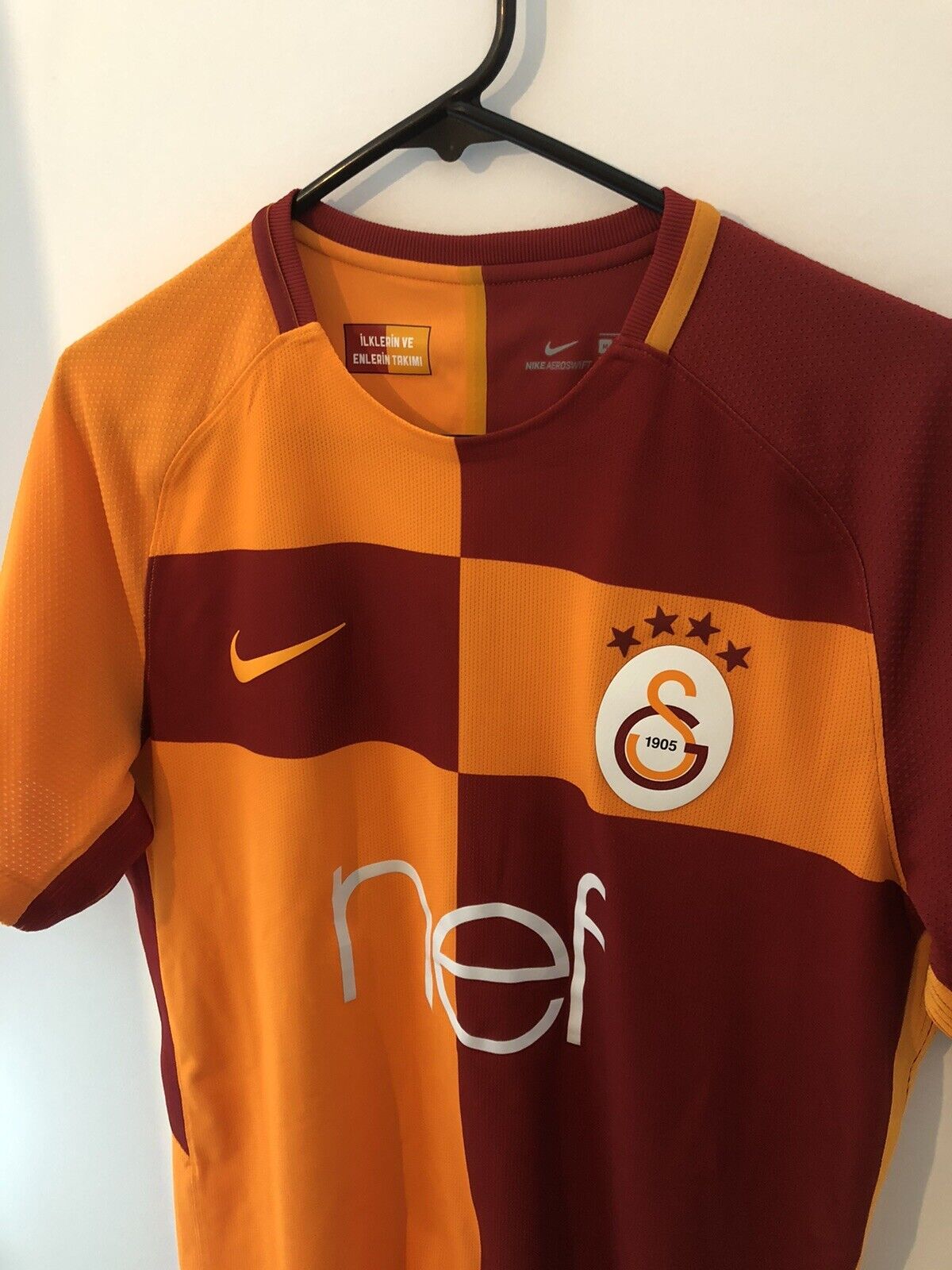 Galatasaray Medium Vaporknit Home 2017 18 Shirt Excellent Condition 850610 869