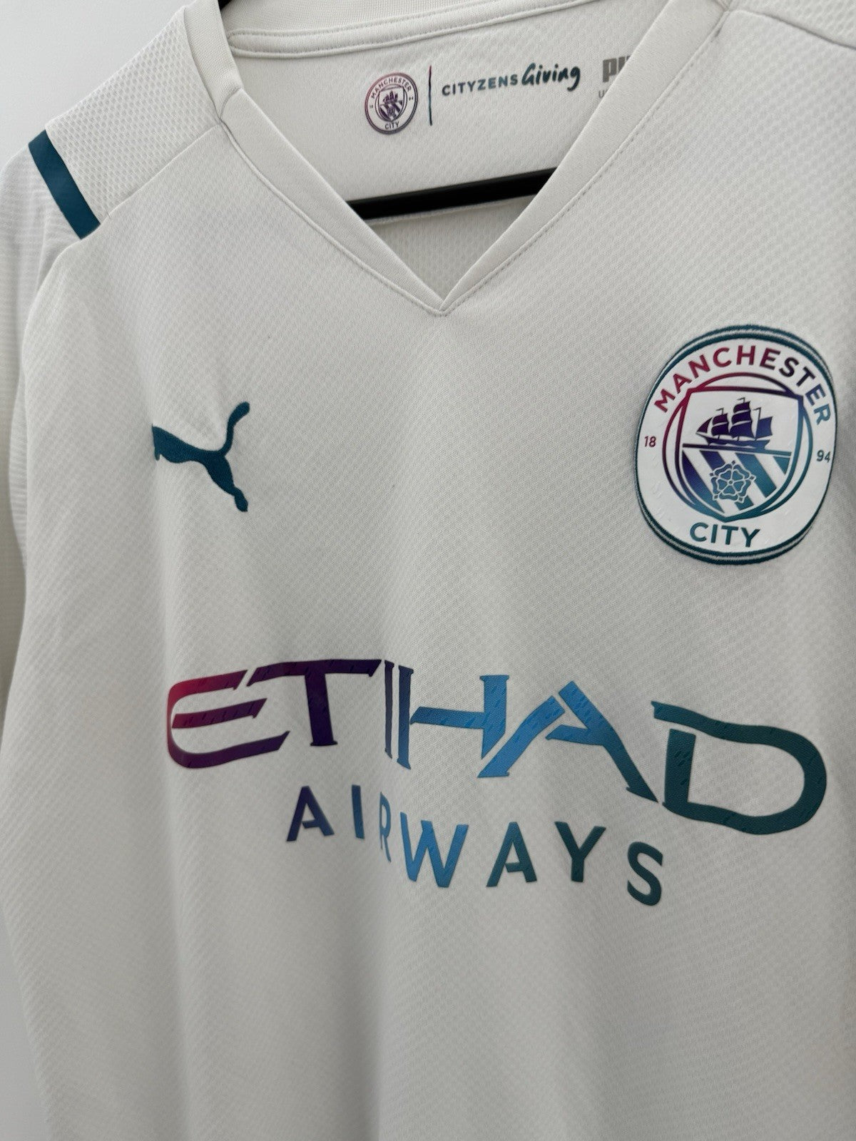 Manchester City Gundogan #8 2021/22 Medium Away Excellent Condition 759211-02
