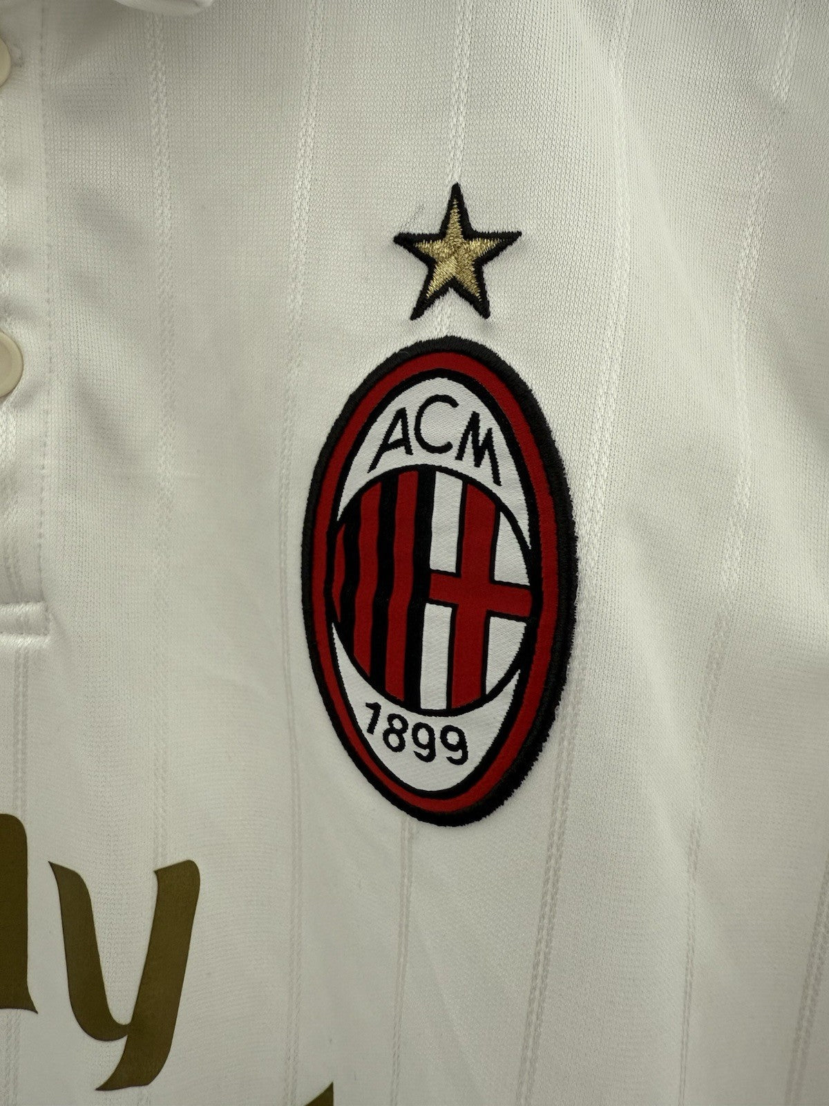 AC Milan 2016/17 Small Away Shirt Adidas Excellent Condition AI6891