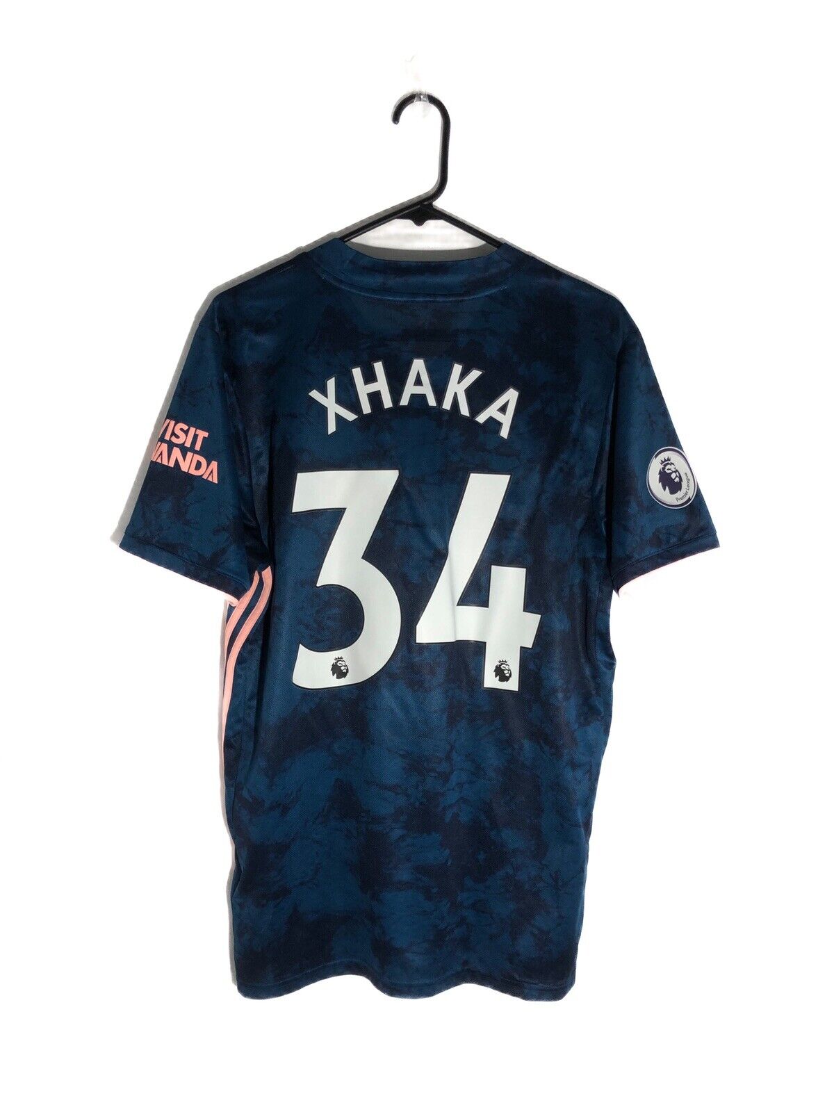 Xhaka #34 Arsenal 2020/21 Large 3rd Shirt Adidas Excellent Condition GH6653