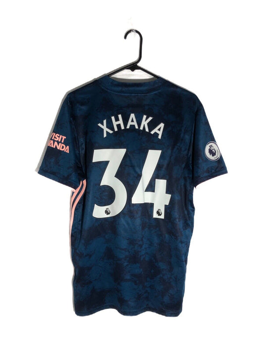 Xhaka #34 Arsenal 2020/21 Large 3rd Shirt Adidas Excellent Condition GH6653
