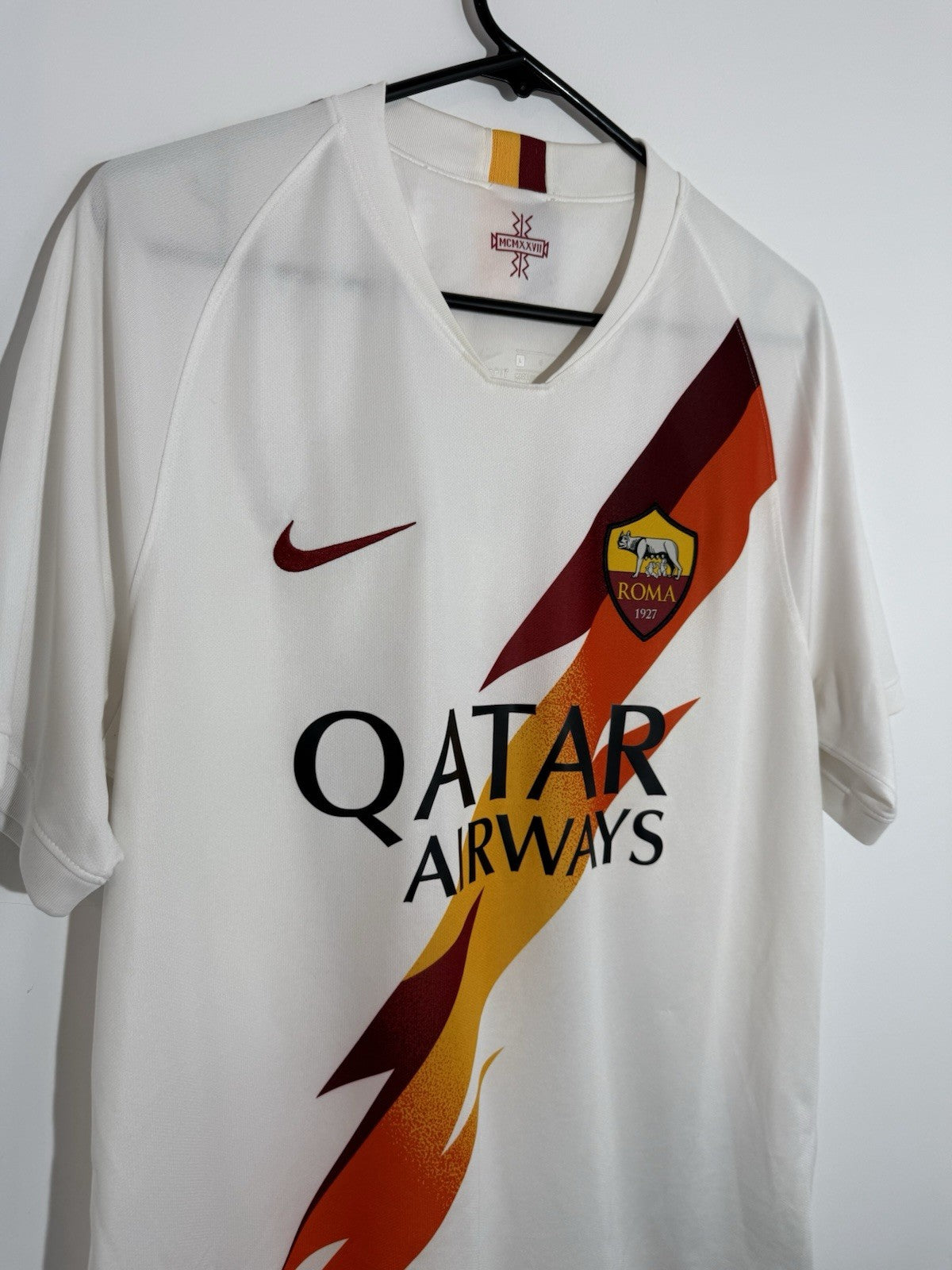 AS Roma Mkhitaryan #77 2019/20 Large Away Shirt Excellent Condition AJ5558-100