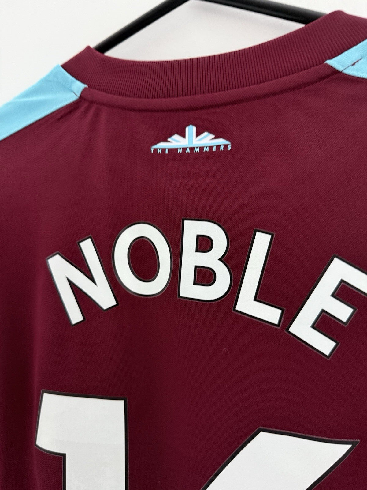 West Ham United Noble #16 2017/18 Medium Home Shirt Umbro Excellent Condition