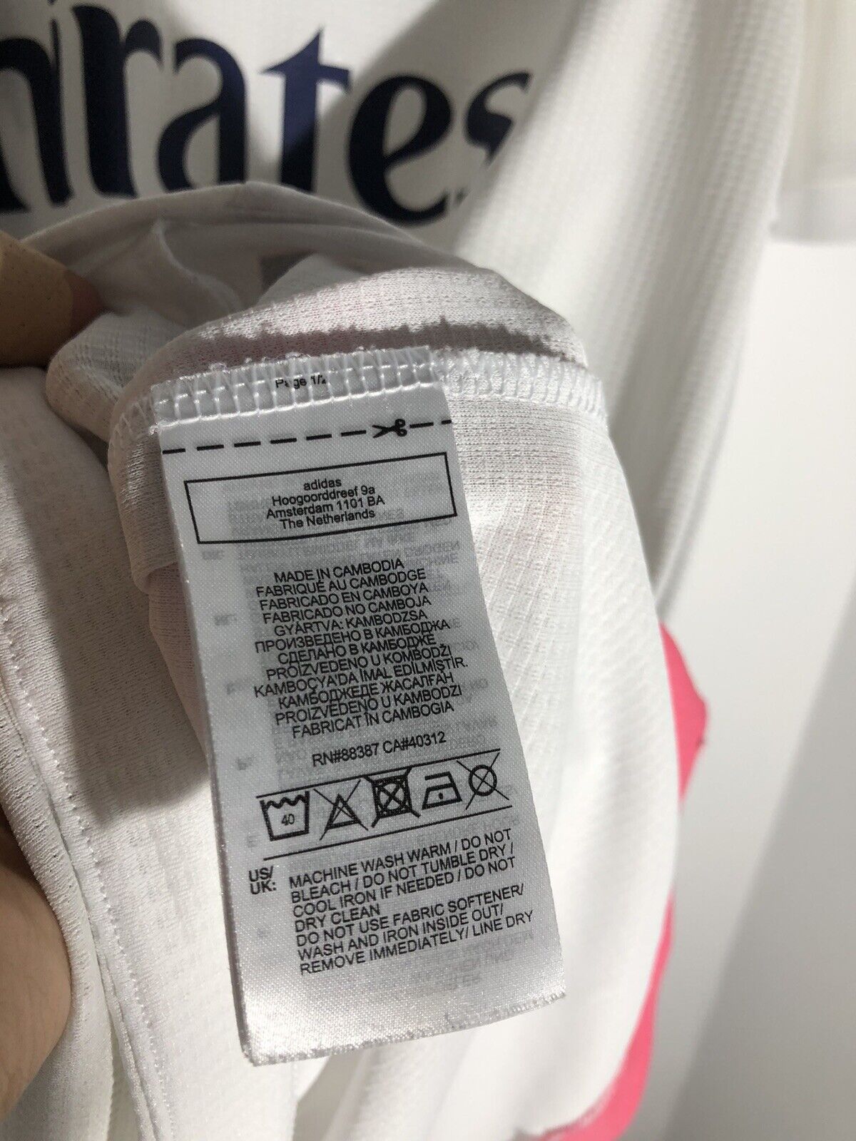 Benzema 9 Real Madrid 2020 21 Large Authentic Home Excellent Condition Fm4736