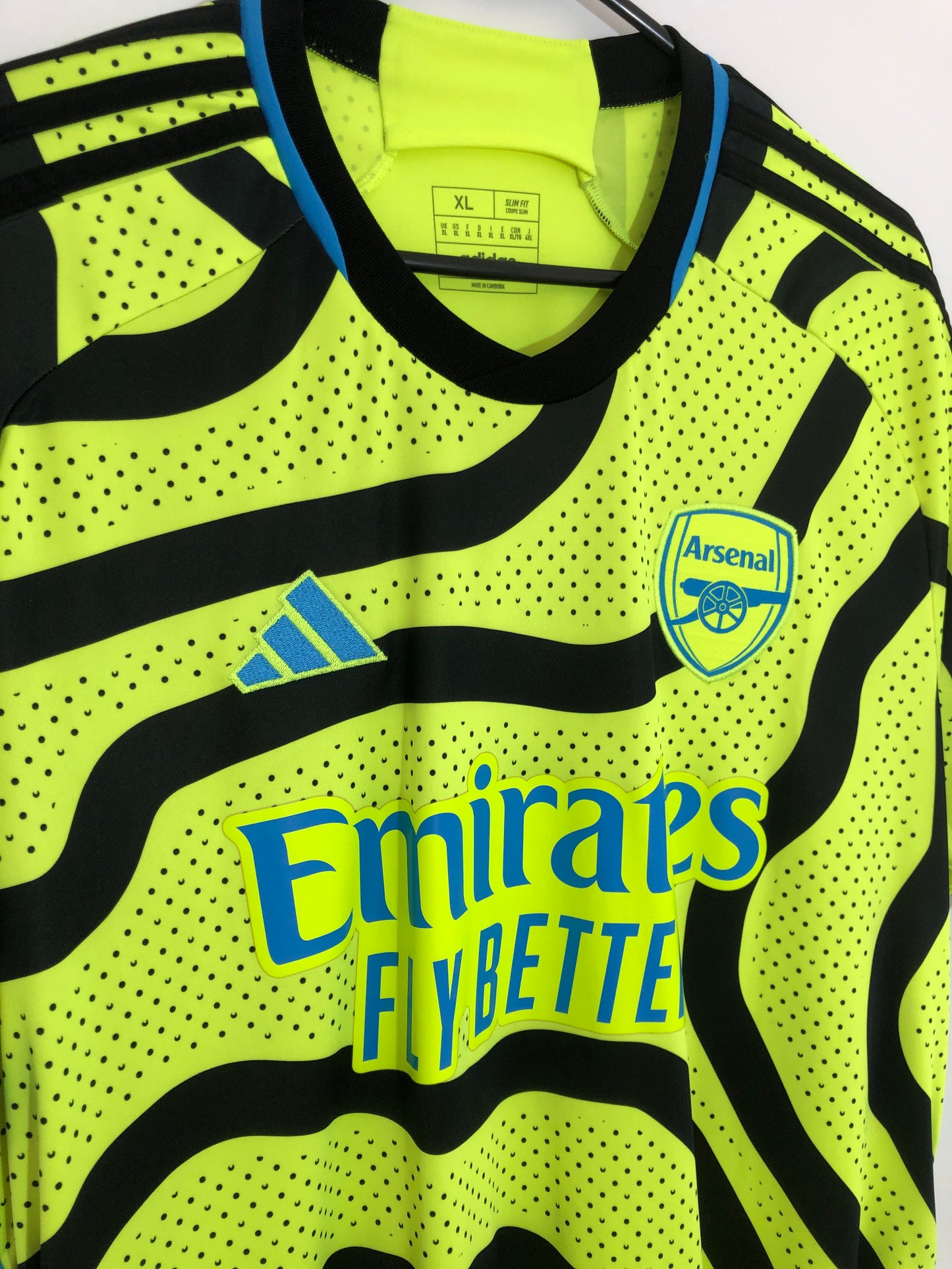 Arsenal 2023/24 XL Away Shirt Adidas Excellent Condition HR6927