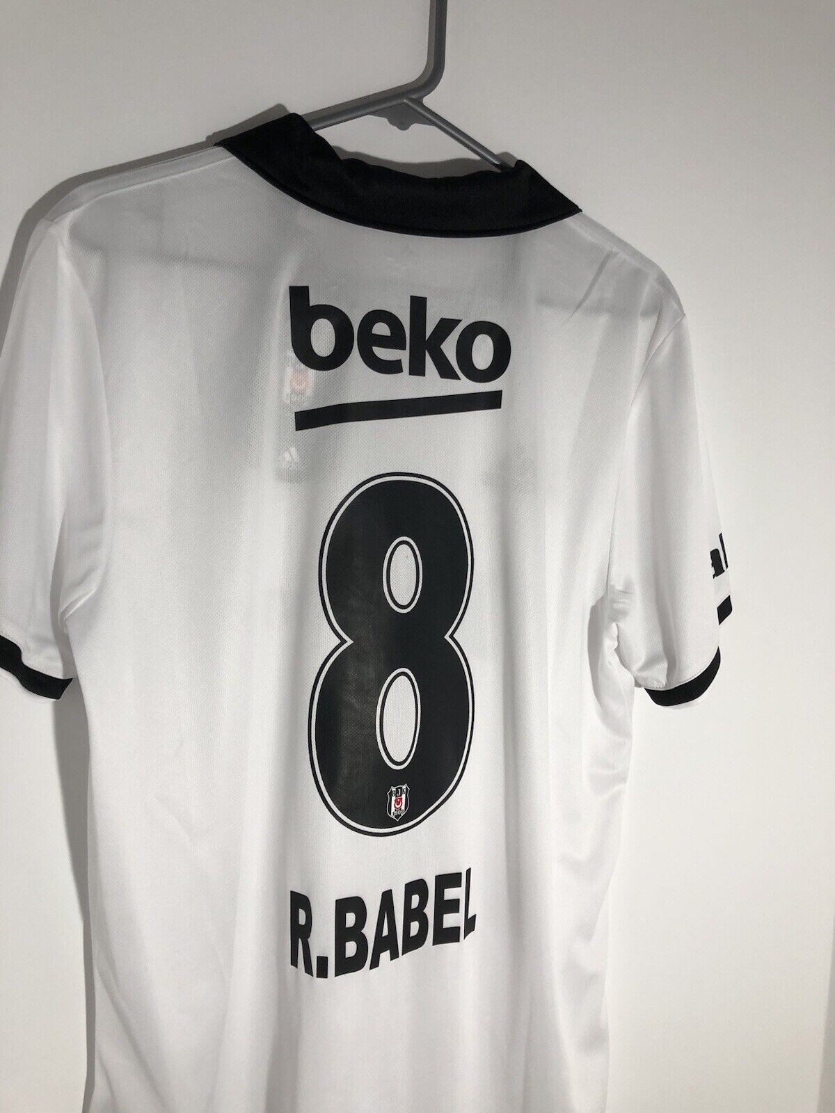 R Babel 8 Besiktas Large Home 2018 19 Shirt Adidas Excellent Condition Cg0691