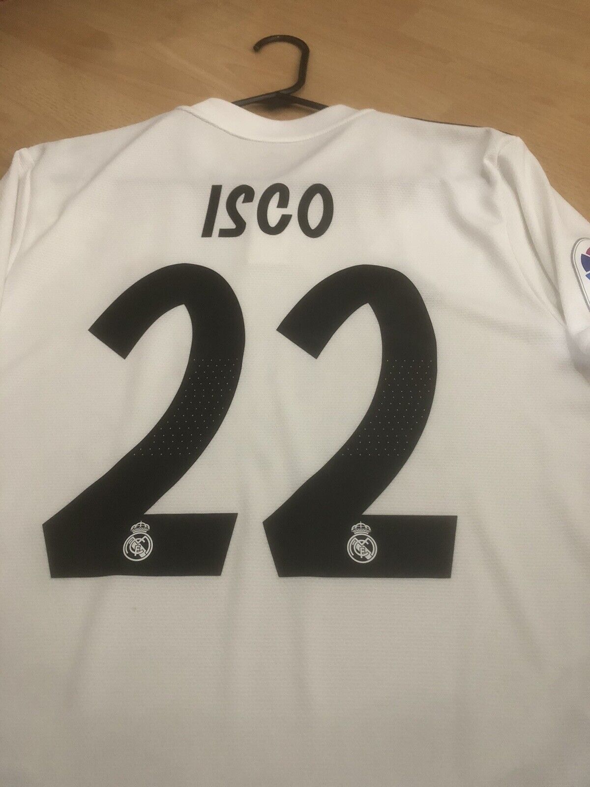 Isco 22 Real Madrid 2018 19 Home Large Shirt Adidas Excellent Condition Cg0550