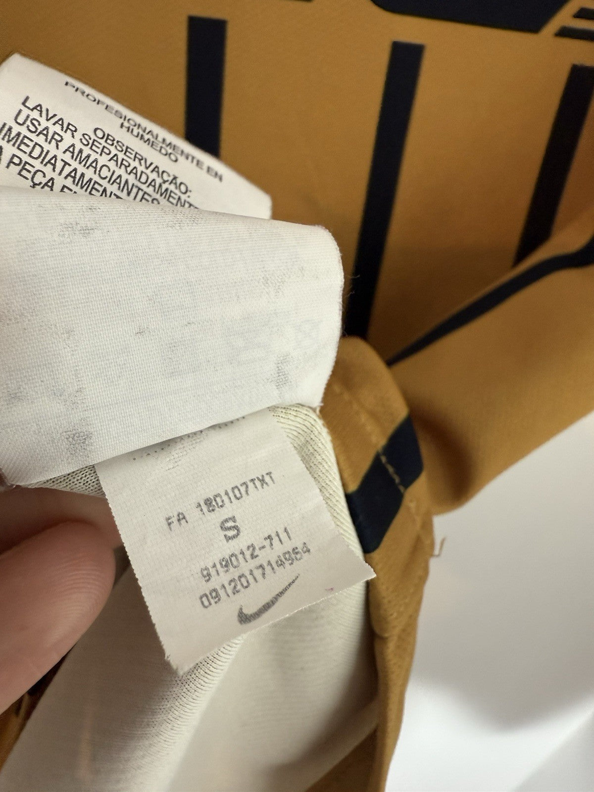 UNAM Pumas 2018/19 Away Small Shirt Nike Excellent Condition 919012-711
