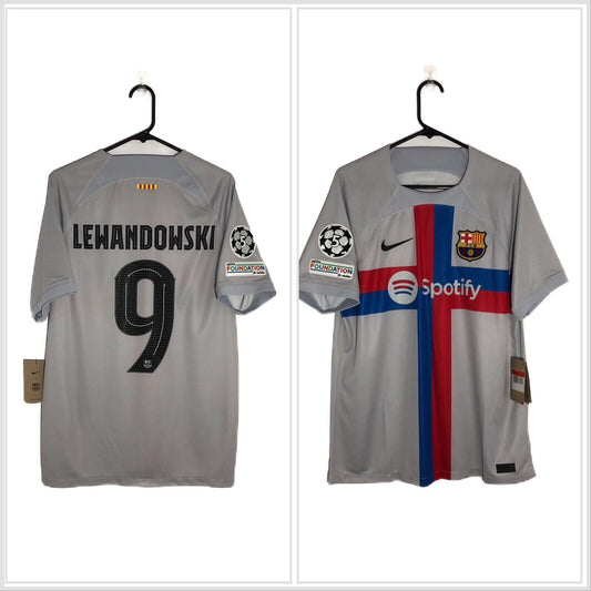 Lewandowkski 9 Barcelona Euro 2022 23 3rd Large Brand New With Tags Dn2713 044