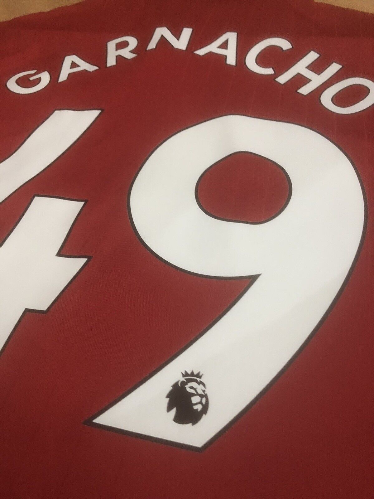 Garnacho #49 Manchester United Large 2022/23 Home Excellent Condition H13881