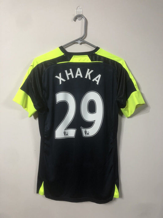 Xhaka #29 Arsenal 2016/17 Small 3rd Football Shirt Excellent Condition 749716