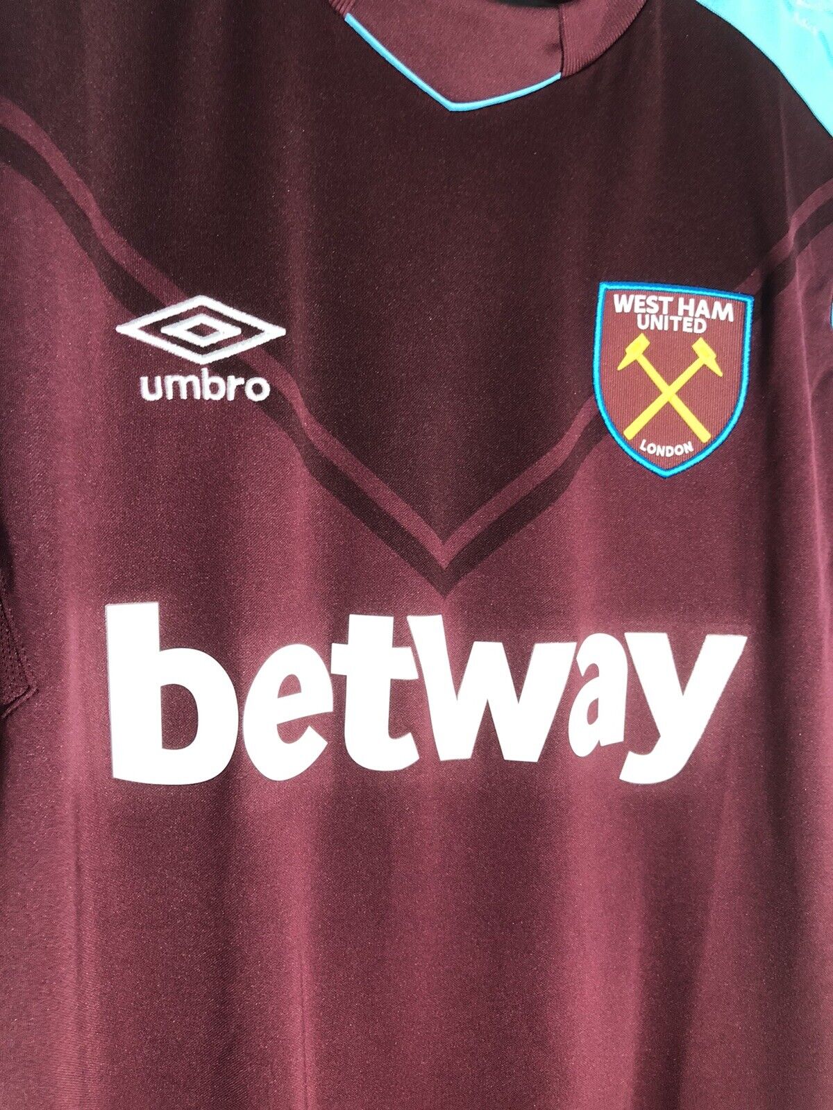 Chicharito 17 West Ham United 2017 18 Large Home Shirt Umbro Excellent Condition