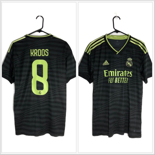 Kroos 8 Real Madrid 2022 23 3rd Medium Shirt Adidas Excellent Condition Hi1656