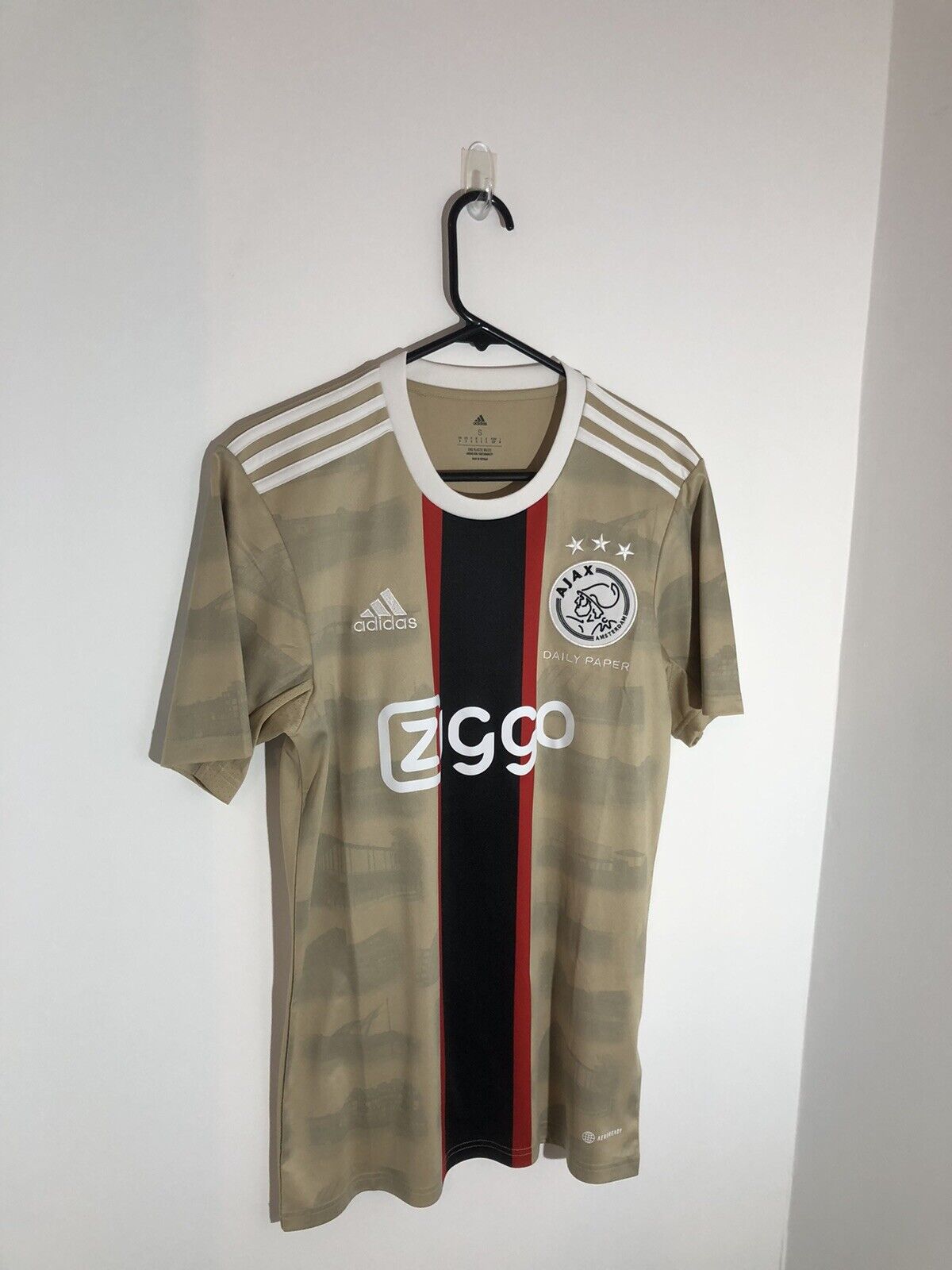 J Timber #2 Ajax Amsterdam Daily Paper Small 2021/22 3rd Excellent Condition HG1393