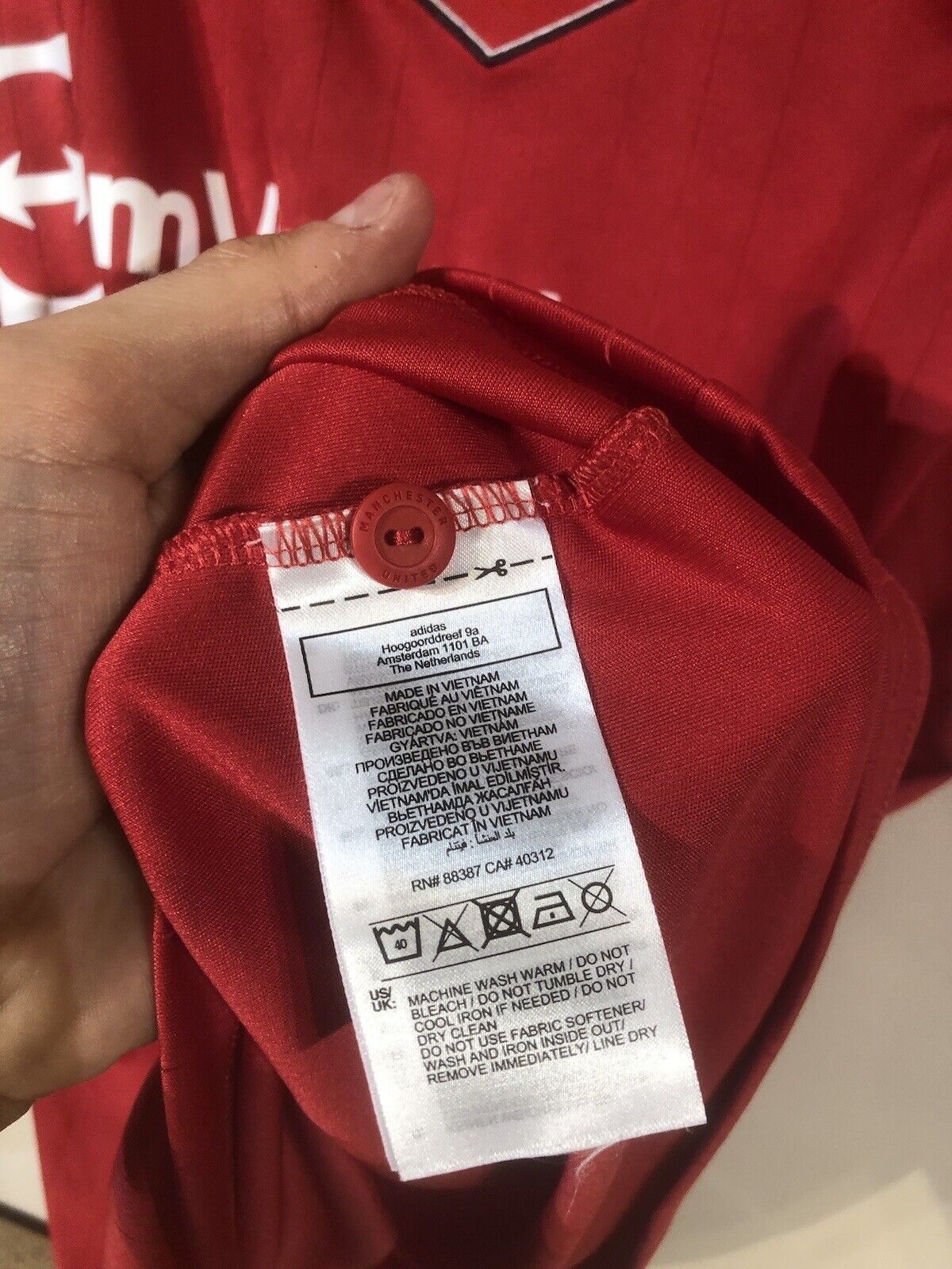 Sancho #25 Manchester United X-Large 2022/23 Home Shirt Excellent Condition