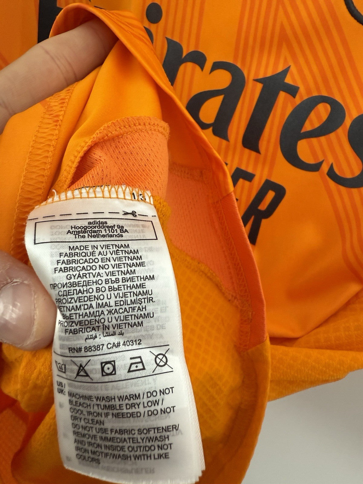 Real Madrid Mbappe #9 2024/25 Small Away Shirt Excellent Condition IU5013