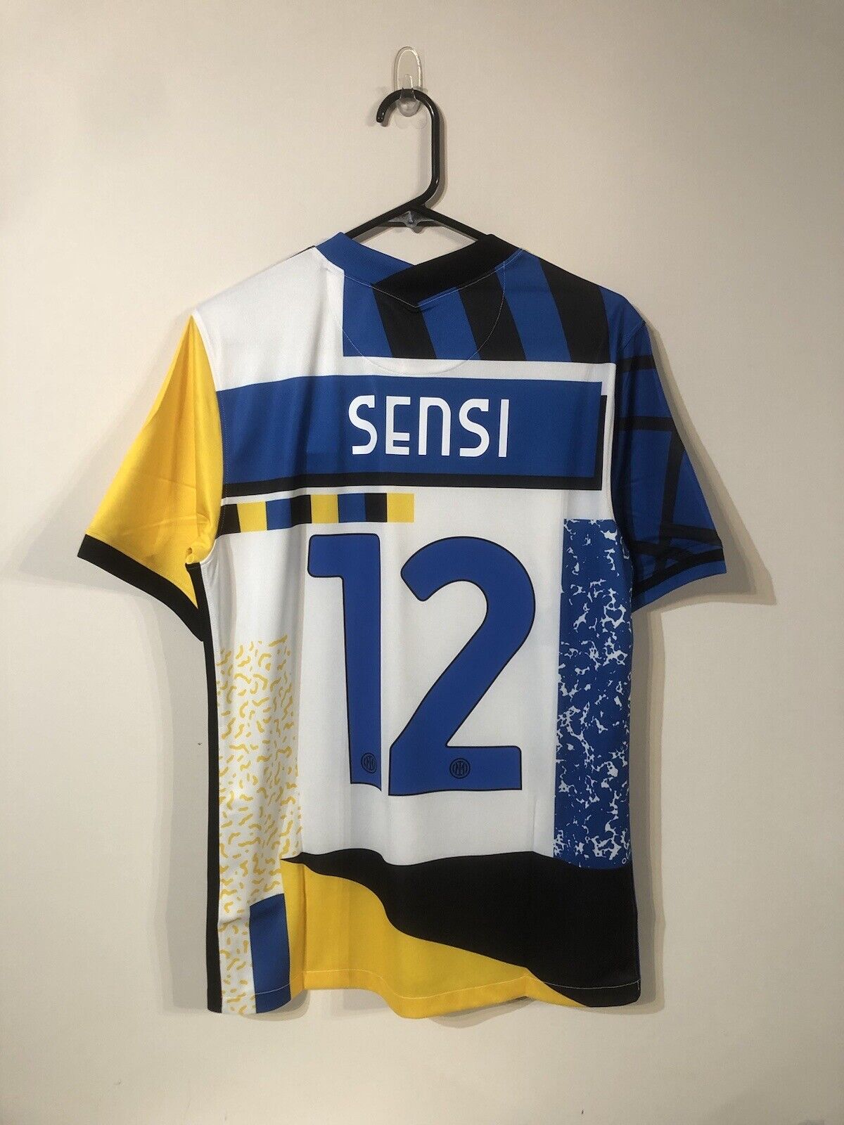 Sensi #12 Inter Milan 2020/21 Fourth Medium Football Shirt Jersey Nike BNWT