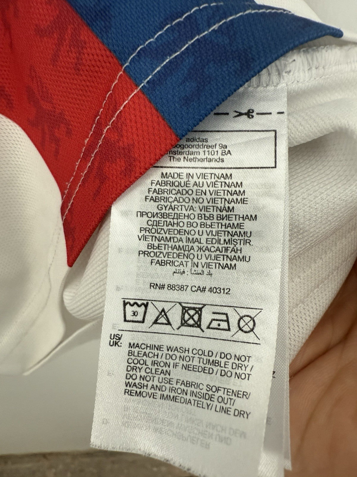 Lyon 2021/22 Small Home Shirt Adidas Excellent Condition HA6975