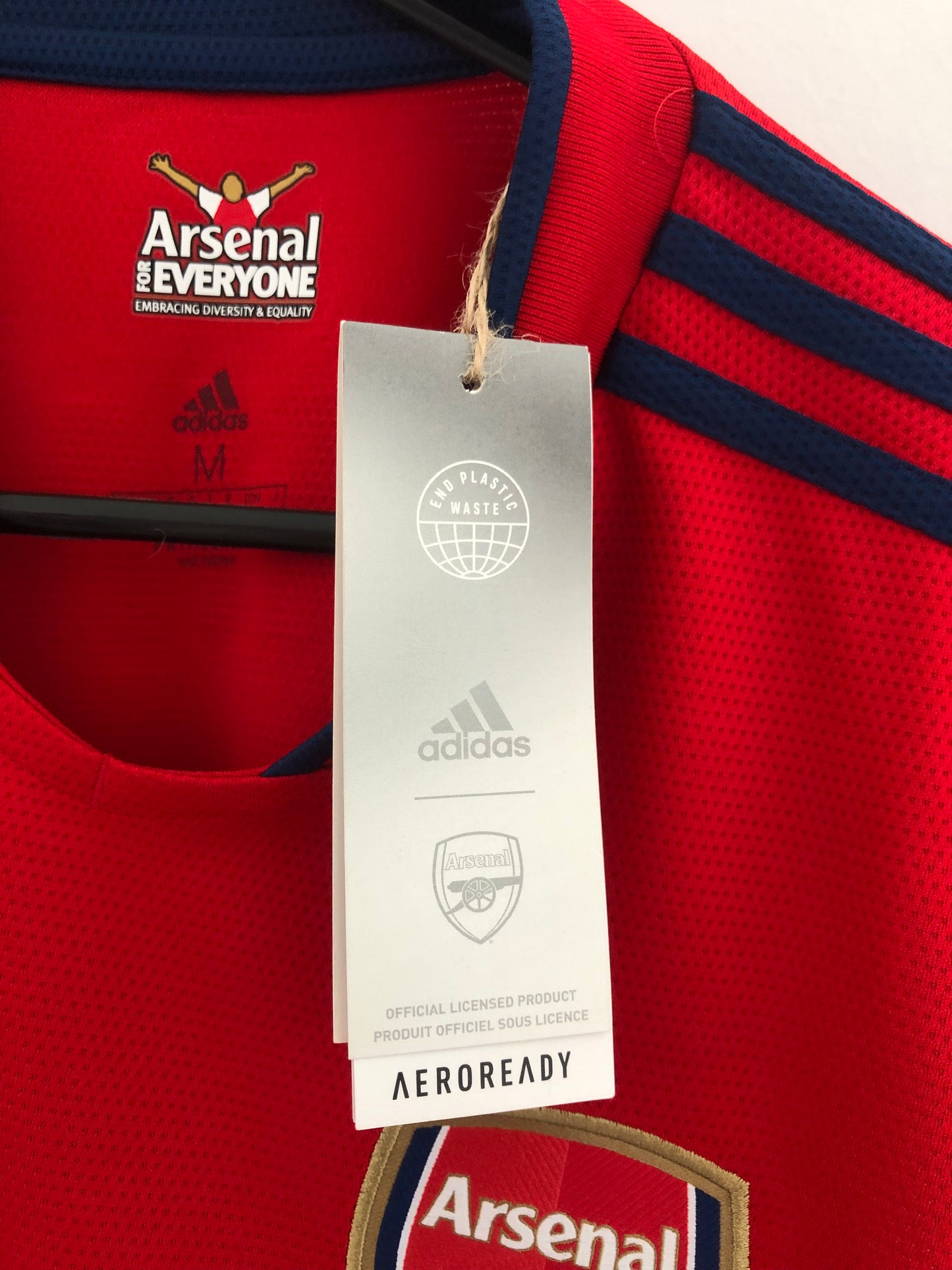 Martinelli #35 Arsenal 2021/22 Medium Home Football Shirt Adidas BNWT GM0217