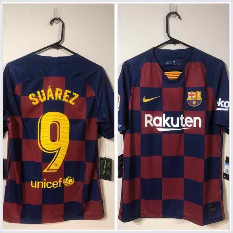 Suarez #9 Barcelona Medium 2019/20 Home Football Shirt Jersey Nike BNWT