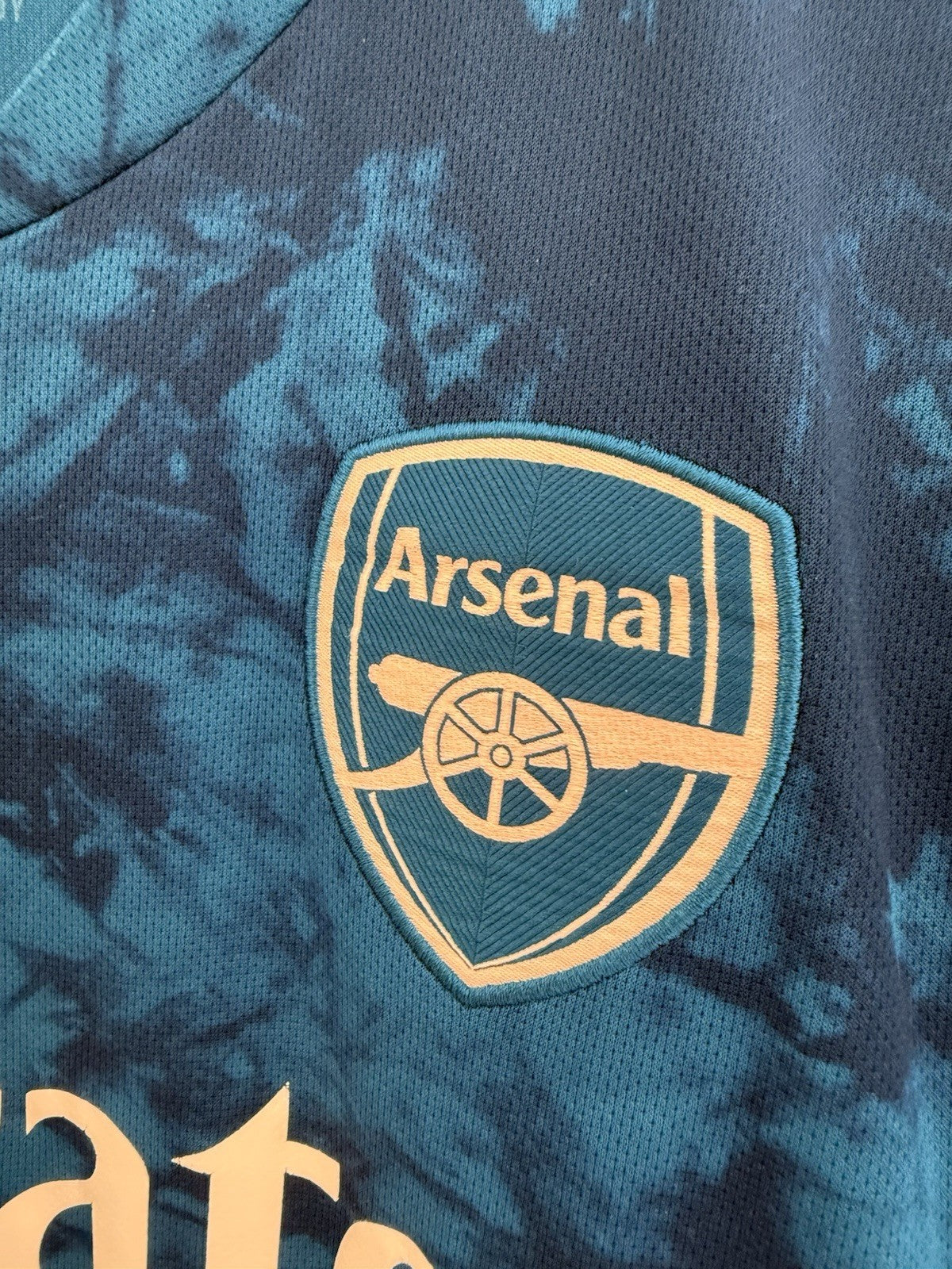 Arsenal Saka #7 2020/21 Large 3rd Shirt Adidas Very Good Condition GH6653