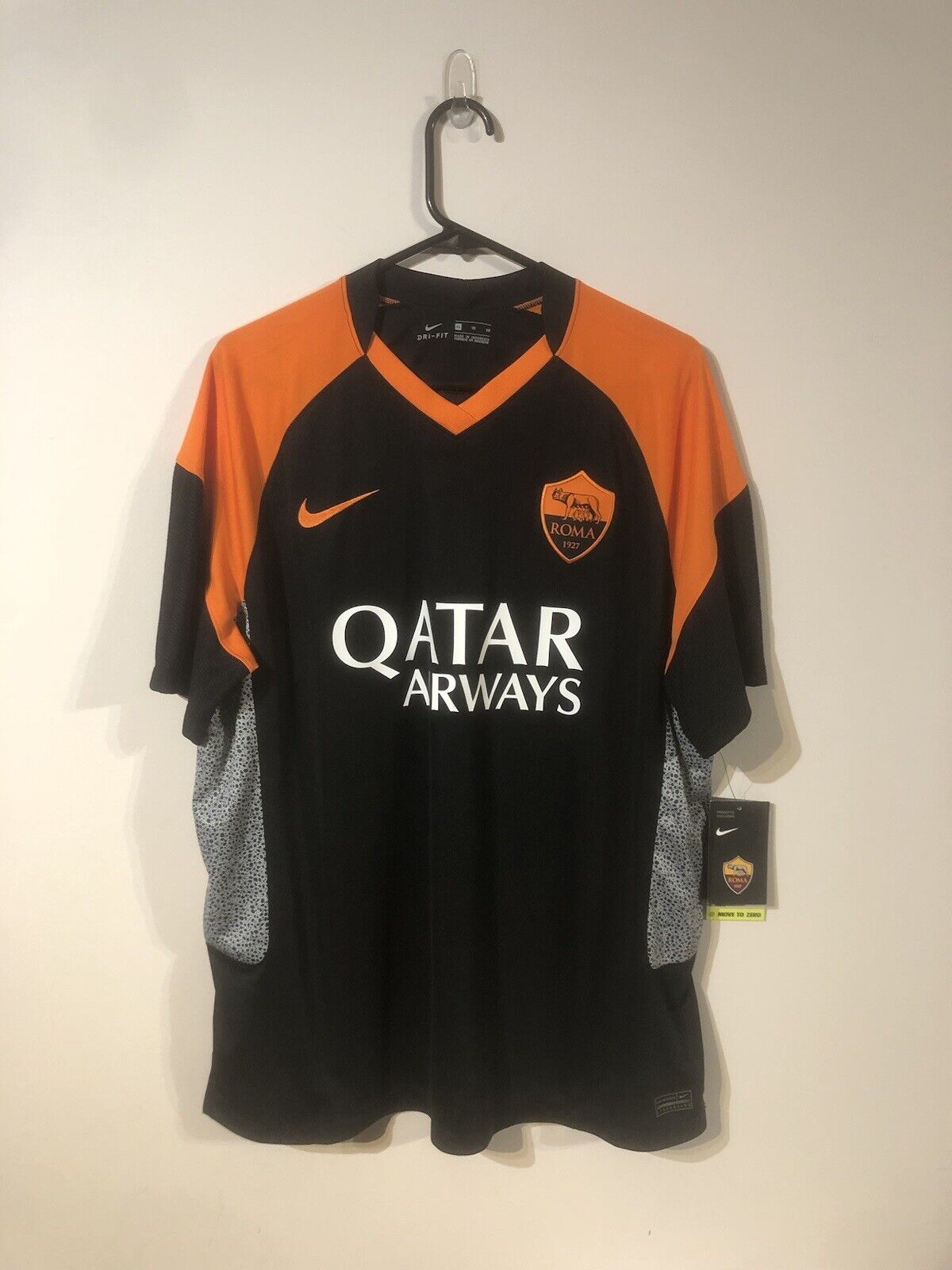 Zaniolo #22 AS Roma 3rd 2020/21 X-Large Football Shirt Nike BNWT