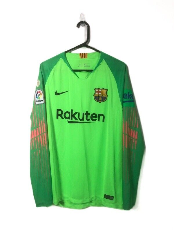 Ter Stegen 1 FC Barcelona 2018 19 Medium Away Gk Excellent Condition 894437 399