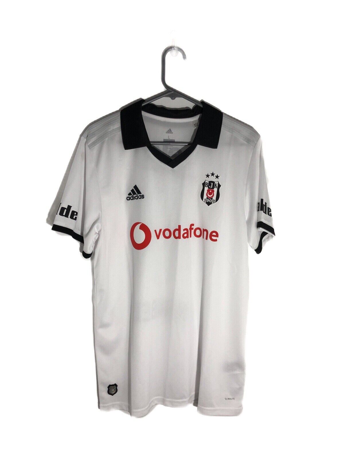 R Babel 8 Besiktas Large Home 2018 19 Shirt Adidas Excellent Condition Cg0691