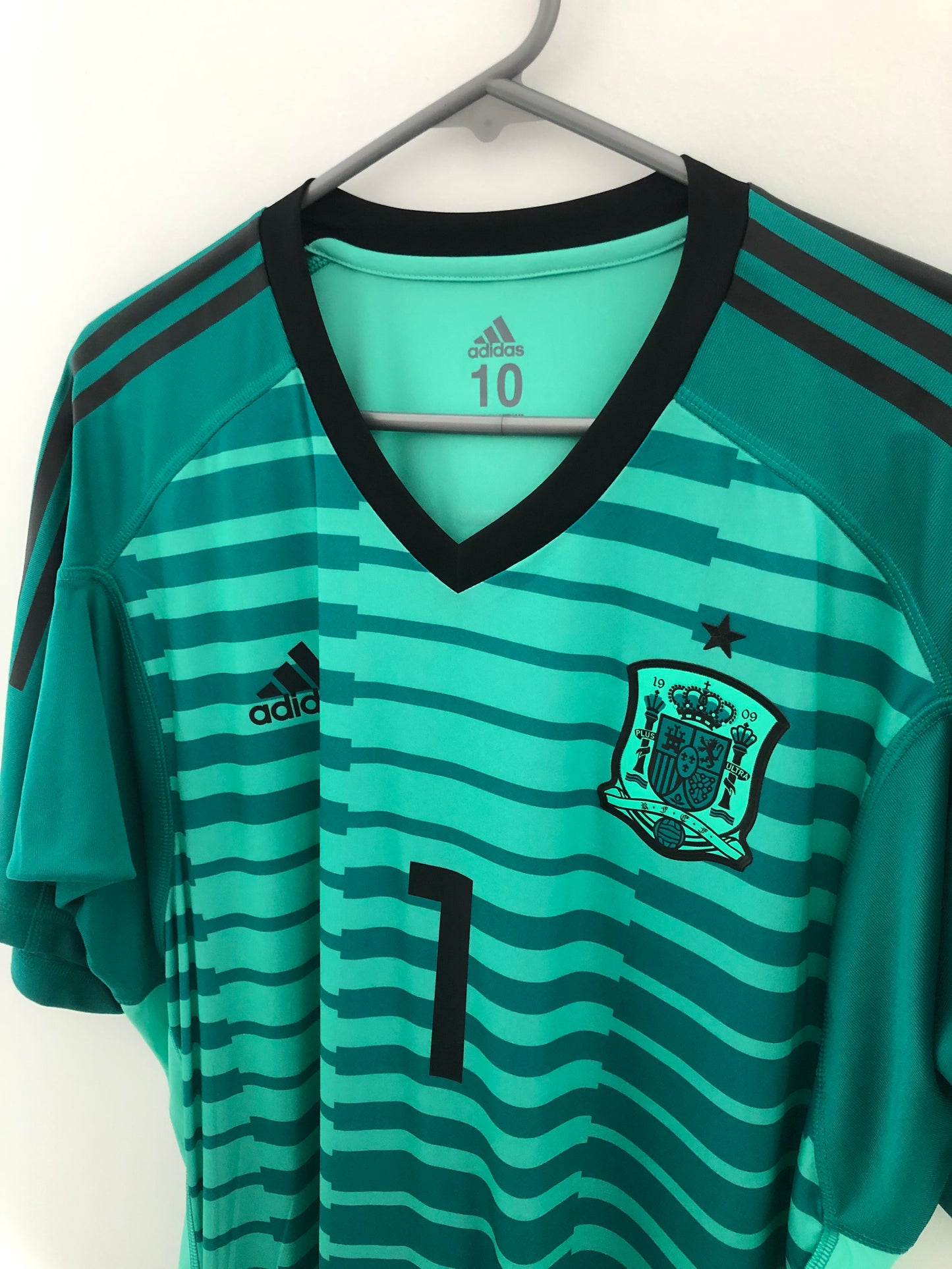 De Gea #1 Spain 2018 Xl Authentic (10) Home GK Shirt BNWT Br2700