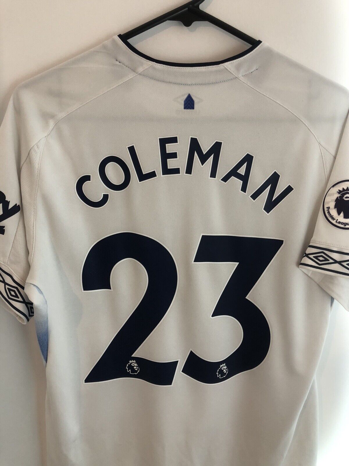 Coleman 23 Everton Medium 2018 19 3rd Shirt Umbro Excellent Condition