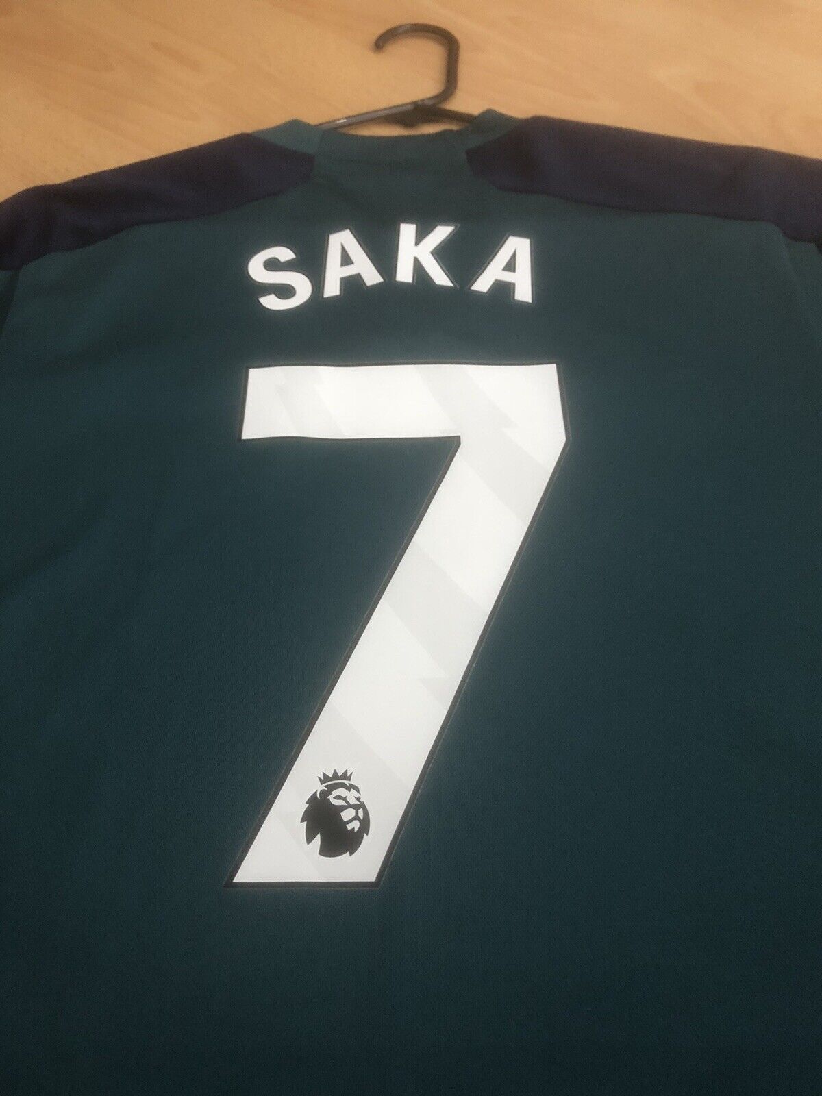 Saka #7 Arsenal 2023/24 Large 3rd Shirt Adidas Excellent Condition HR6935