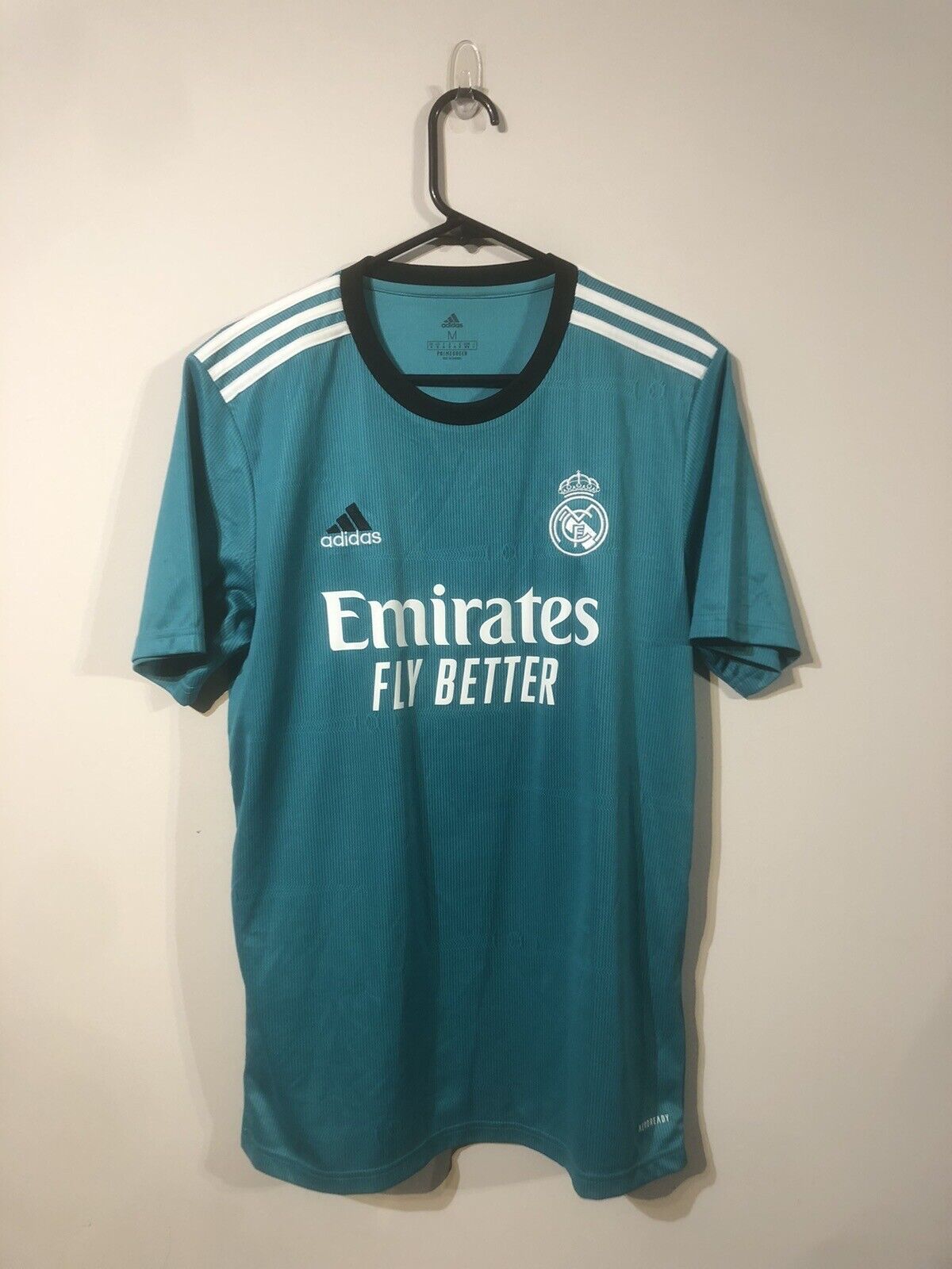 Hazard #7 Real Madrid 2021/22 Medium 3rd Shirt Excellent Condition
