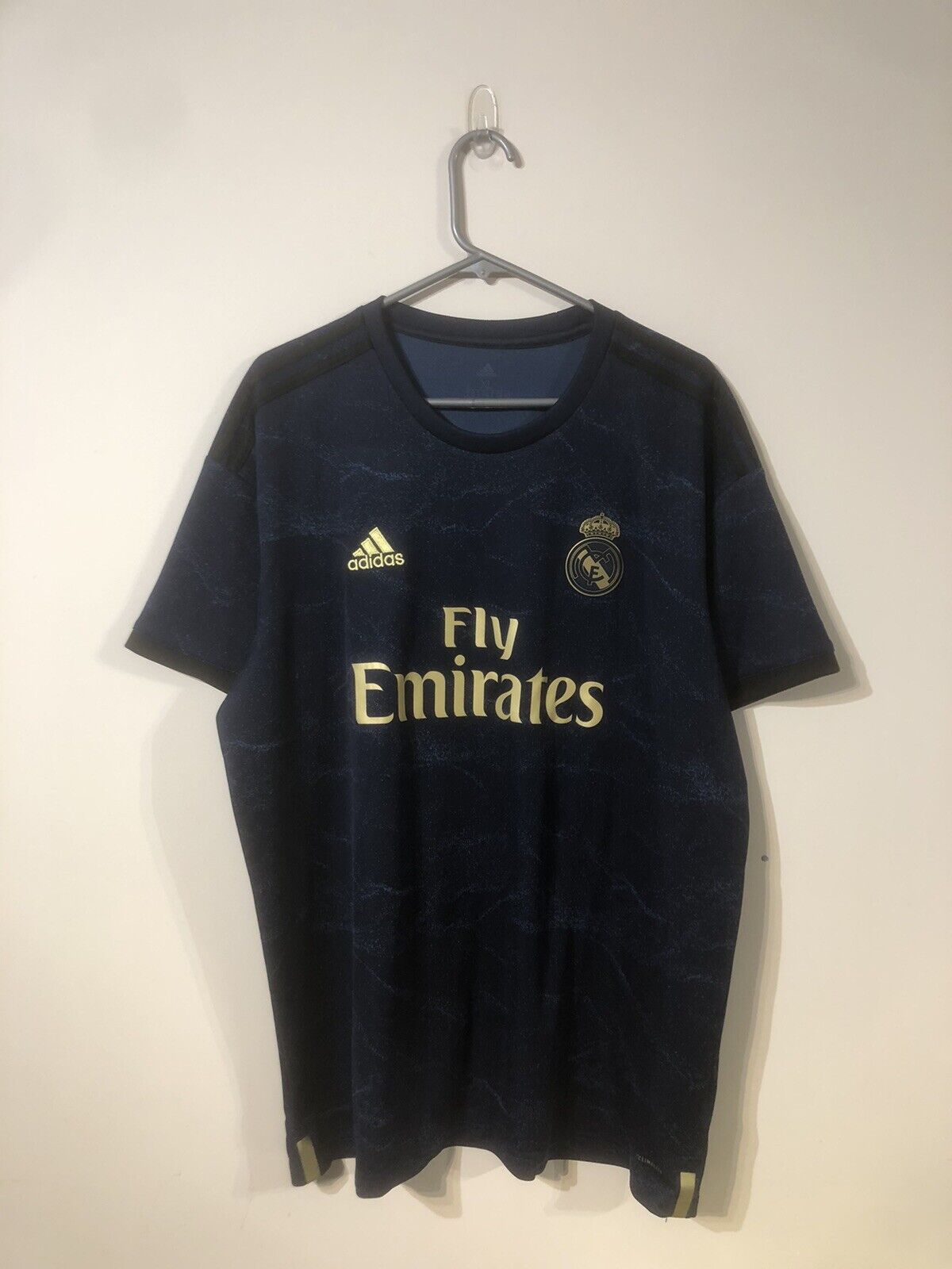 Benzema #9 Real Madrid 2019/20 X-Large Away Shirt Adidas Mint Condition