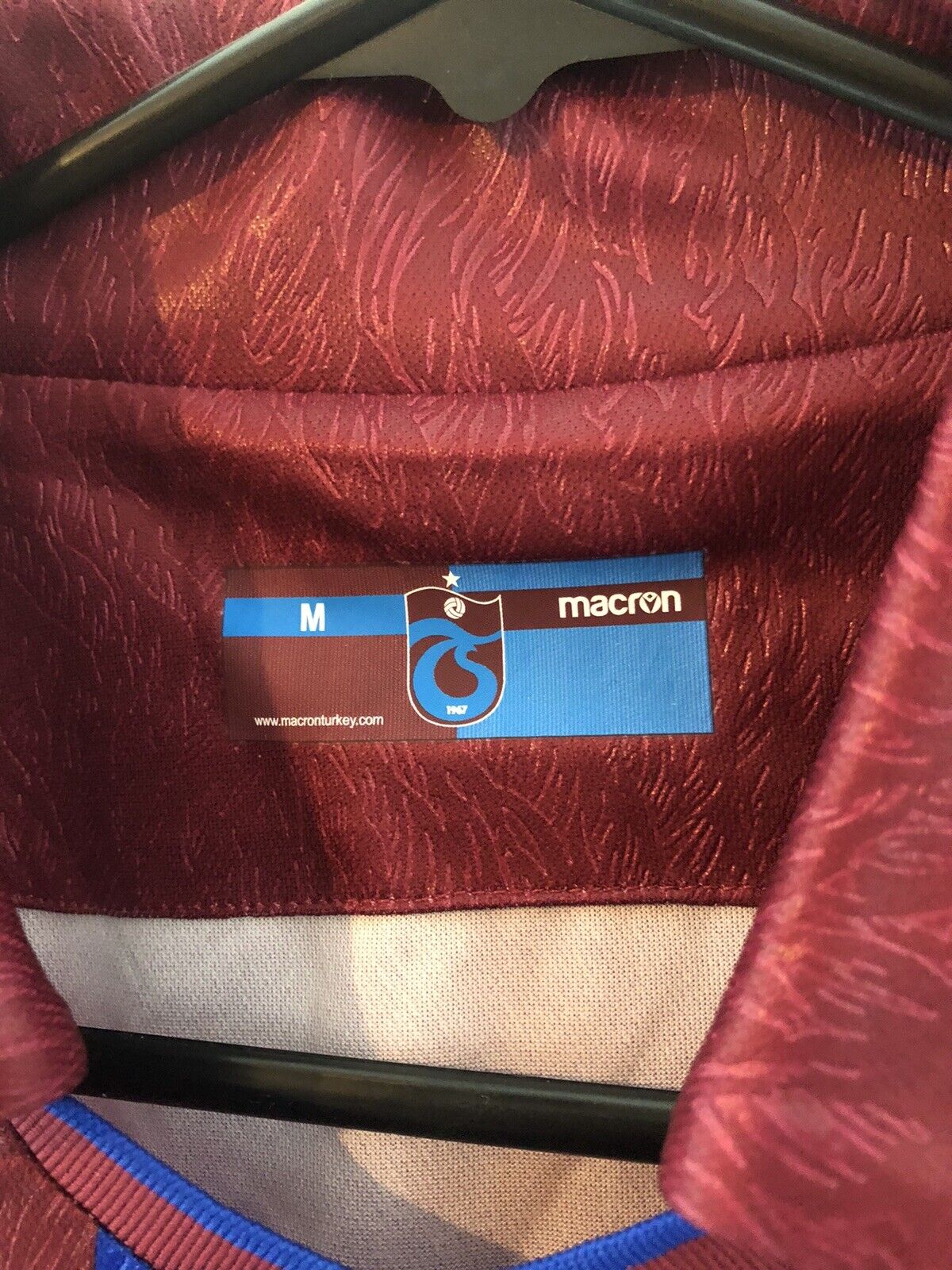 Trabzonspor Medium Authentic Home 2020 21 Shirt Macron Excellent Condition