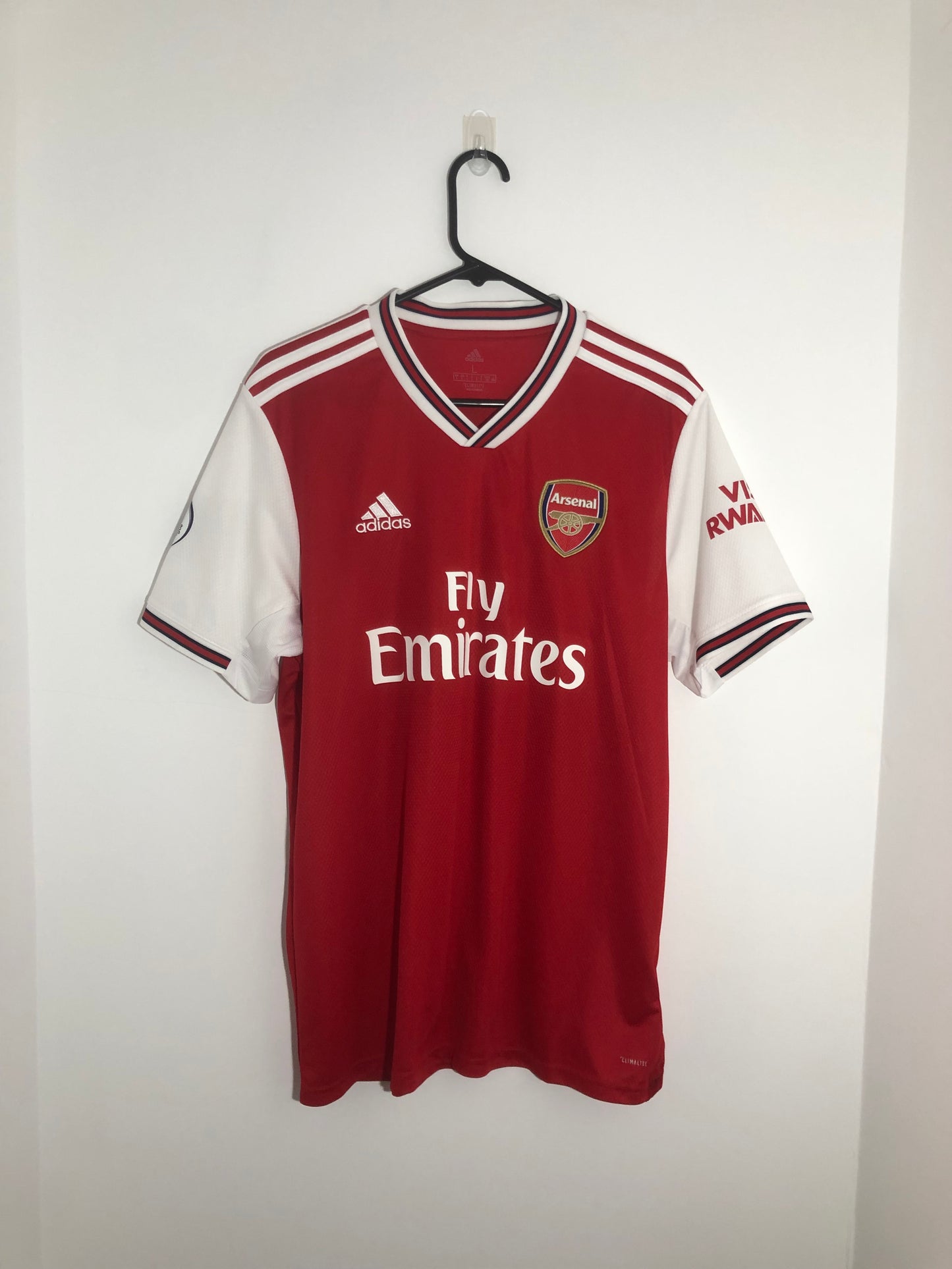 Saka #77 Arsenal 2019/20 Large Home Shirt Excellent Condition EH5637