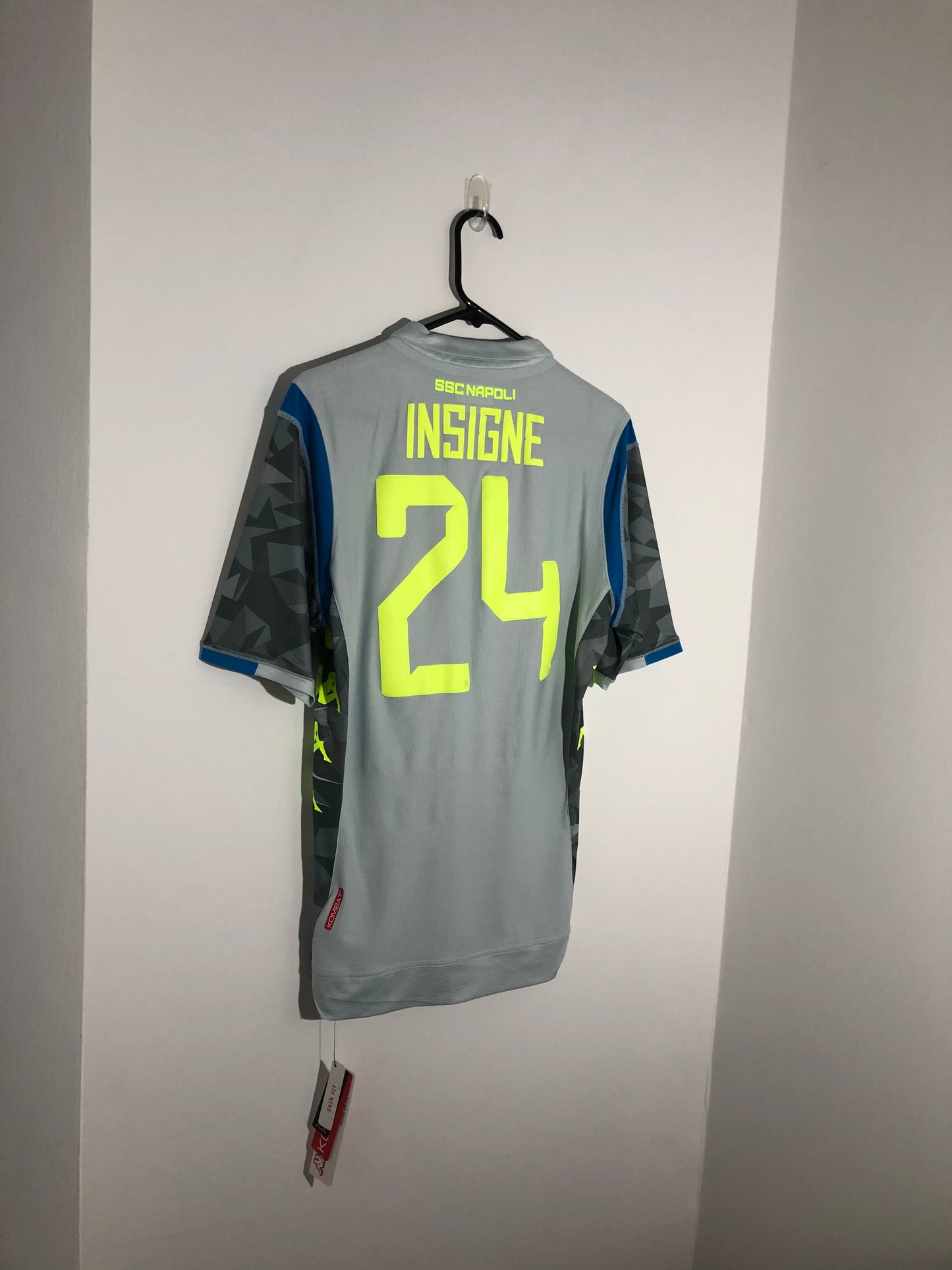 Insigne #24 Napoli 2018/19 Kappa Large 3rd Shirt BNWT 3032vw0