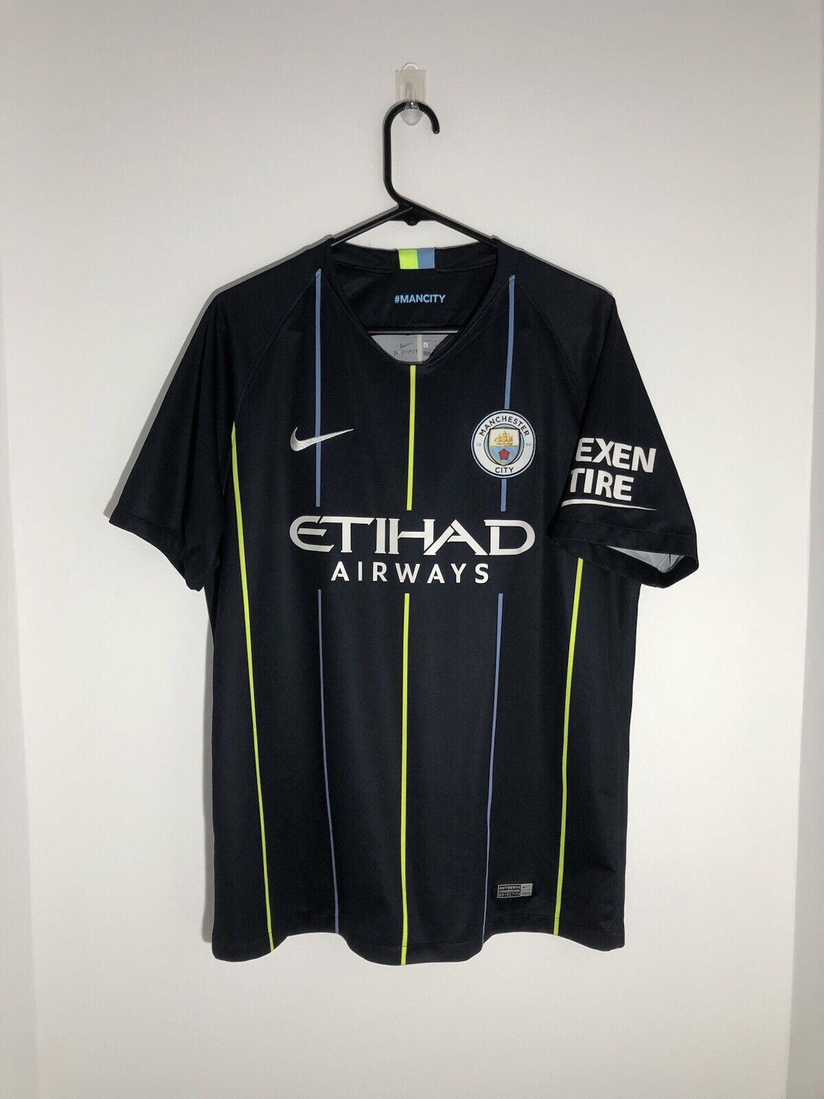 De Bruyne 17 Manchester City 2018 19 Large Away Excellent Condition 919002 476