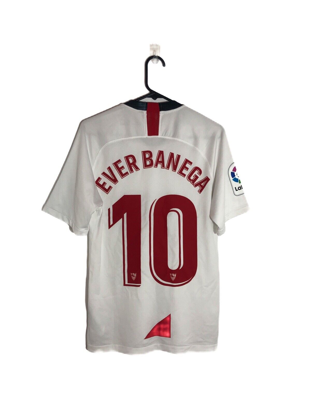 Ever Banega 10 Sevilla 2019 20 Home Medium Shirt Excellent Condition Aj1018 104