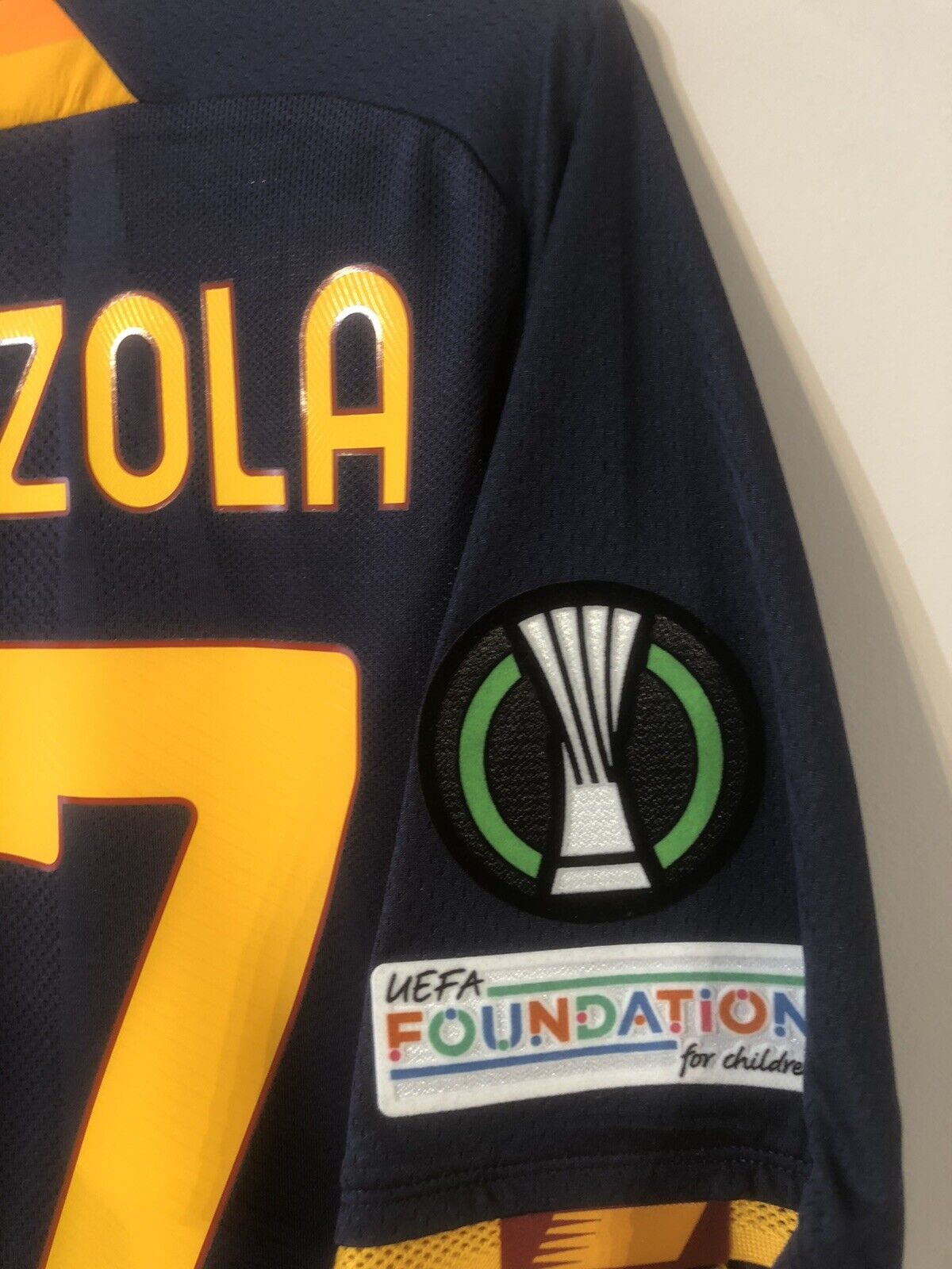 Spinazzola #37 AS Roma 4th 2021/22 Large Football Shirt New Balance BNWT