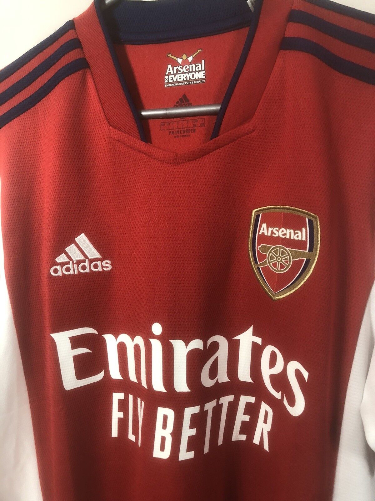 Martinelli #35 Arsenal Home 2021/22 Large Shirt Adidas Excellent Condition GM0217