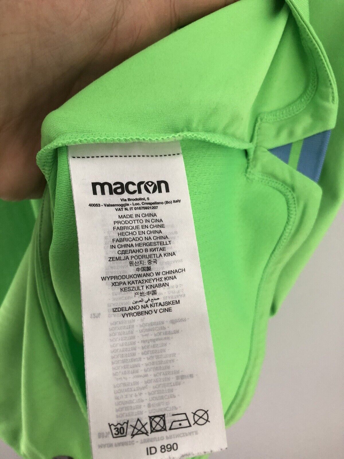 Lazio 2019 20 Away Large Shirt Macron Excellent Condition