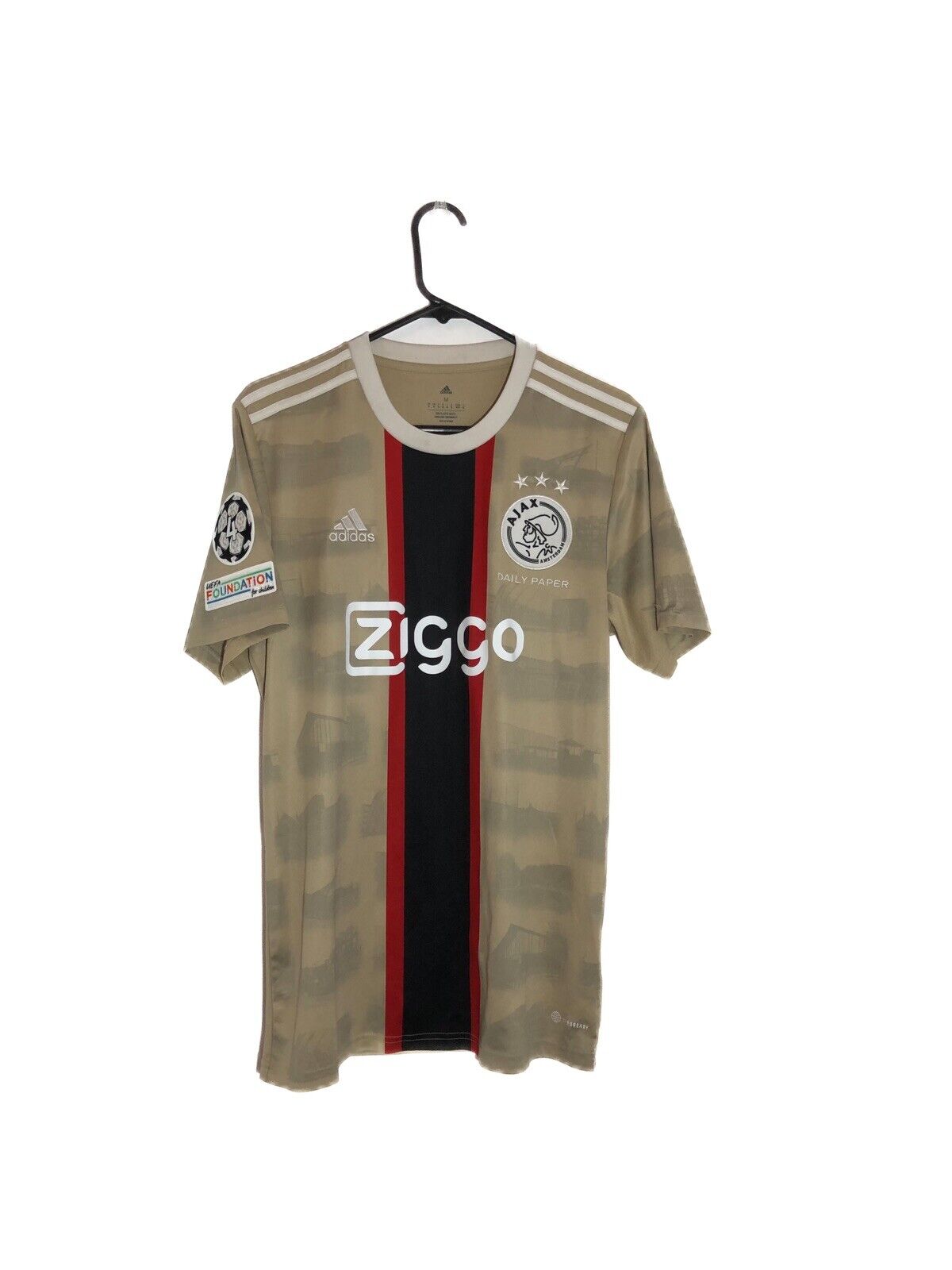 J Timber #2 Ajax Amsterdam Daily Paper Medium 2021/22 3rd Excellent Condition HG1393
