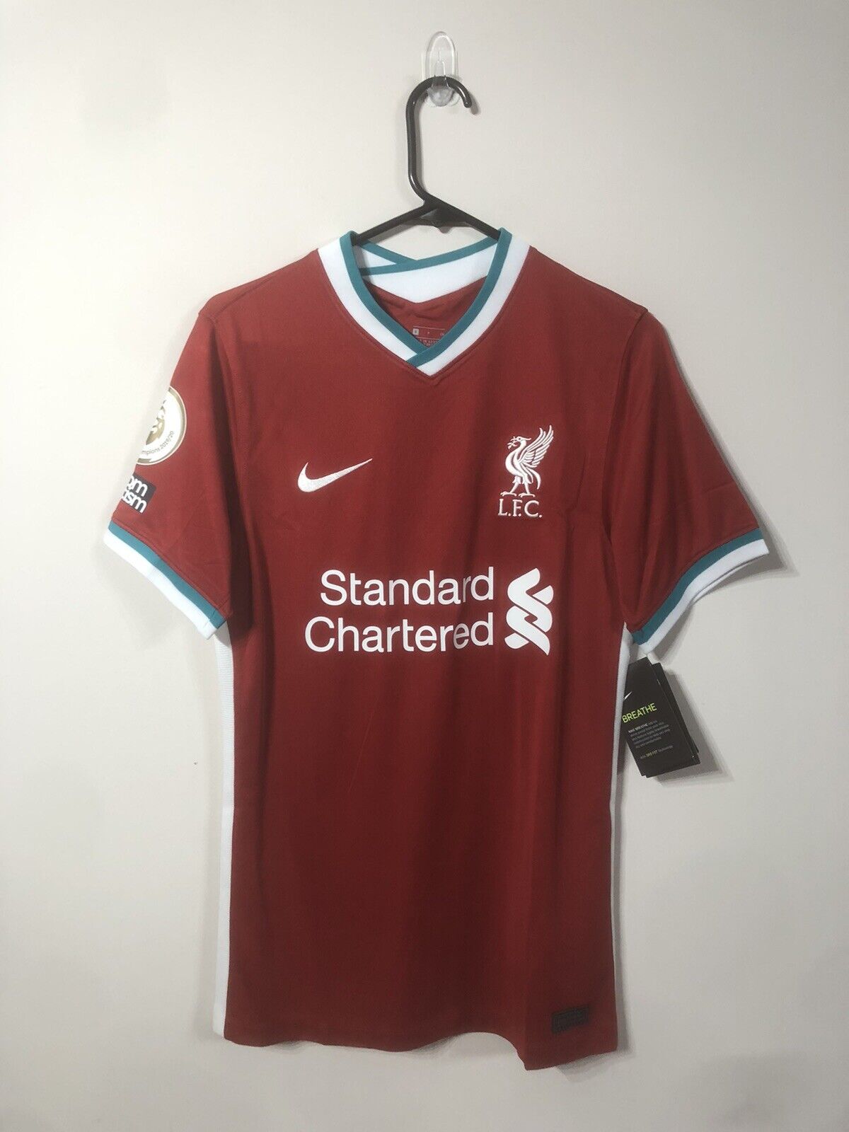 Virgil #4 BNWT Liverpool Small 2020/21 Home Shirt Jersey Nike