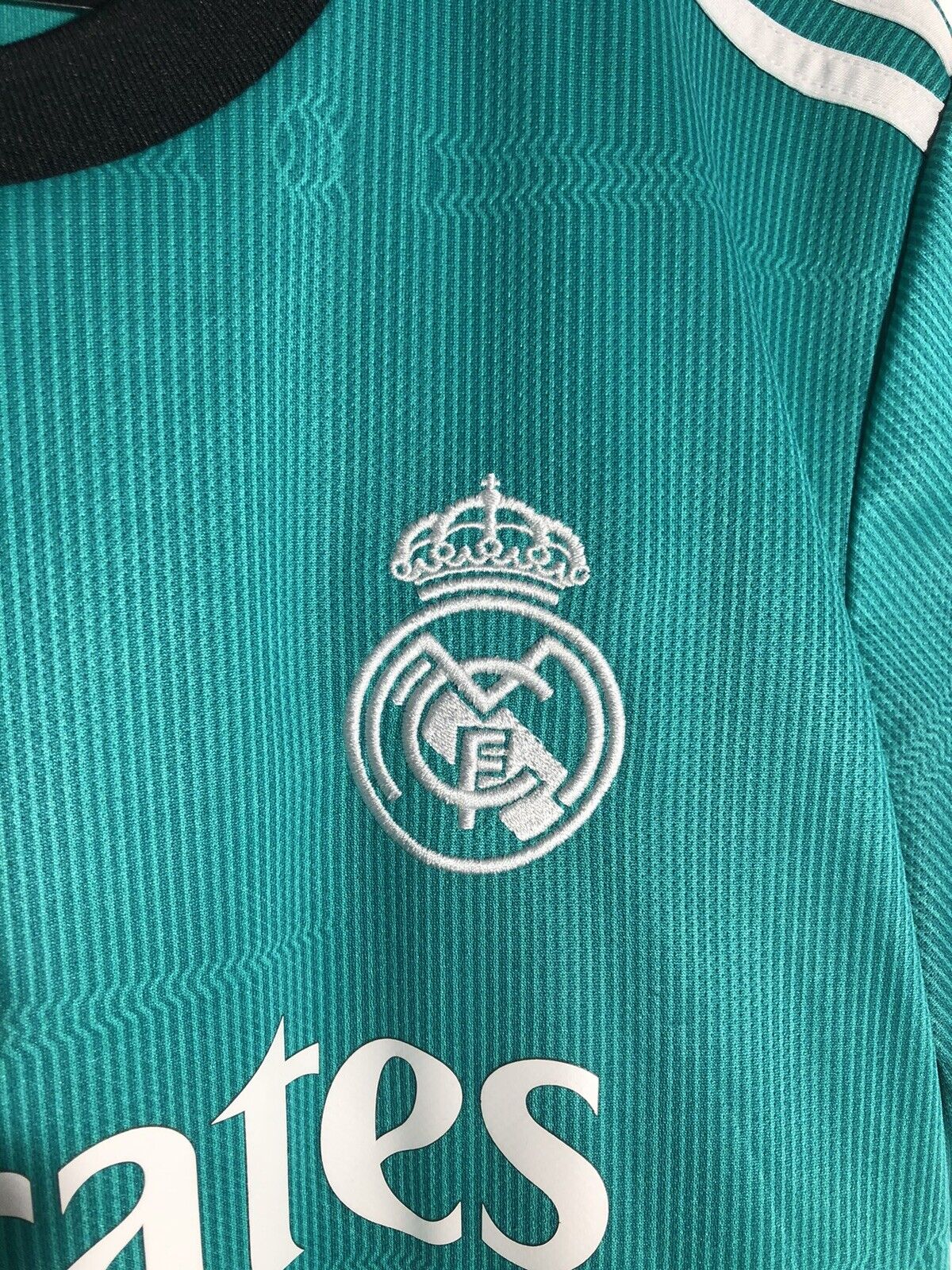 Bale 18 Real Madrid 2021 22 Medium 3rd Shirt Excellent Condition H40951