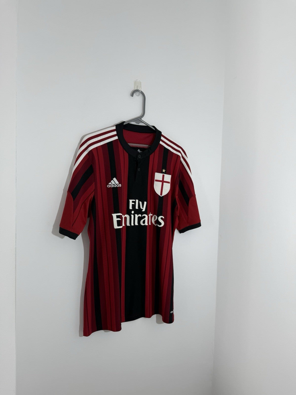 AC Milan 2014/15 Large Home Shirt Adidas Excellent Condition D87224