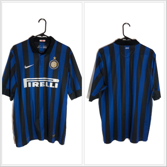 Inter Milan 2011 12 Large Home Shirt Nike Excellent Condition 419985 010