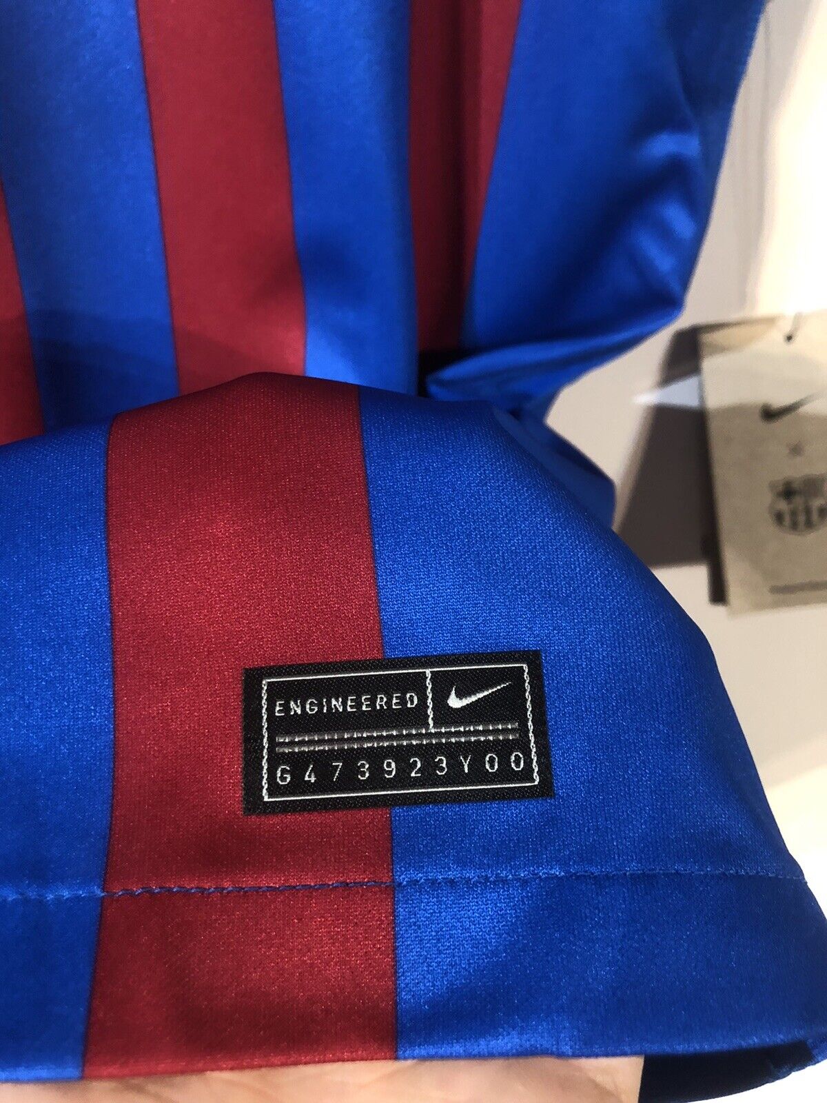 Pedri #16 Barcelona Champions League Medium 2021/22 Home Shirt Nike BNWT