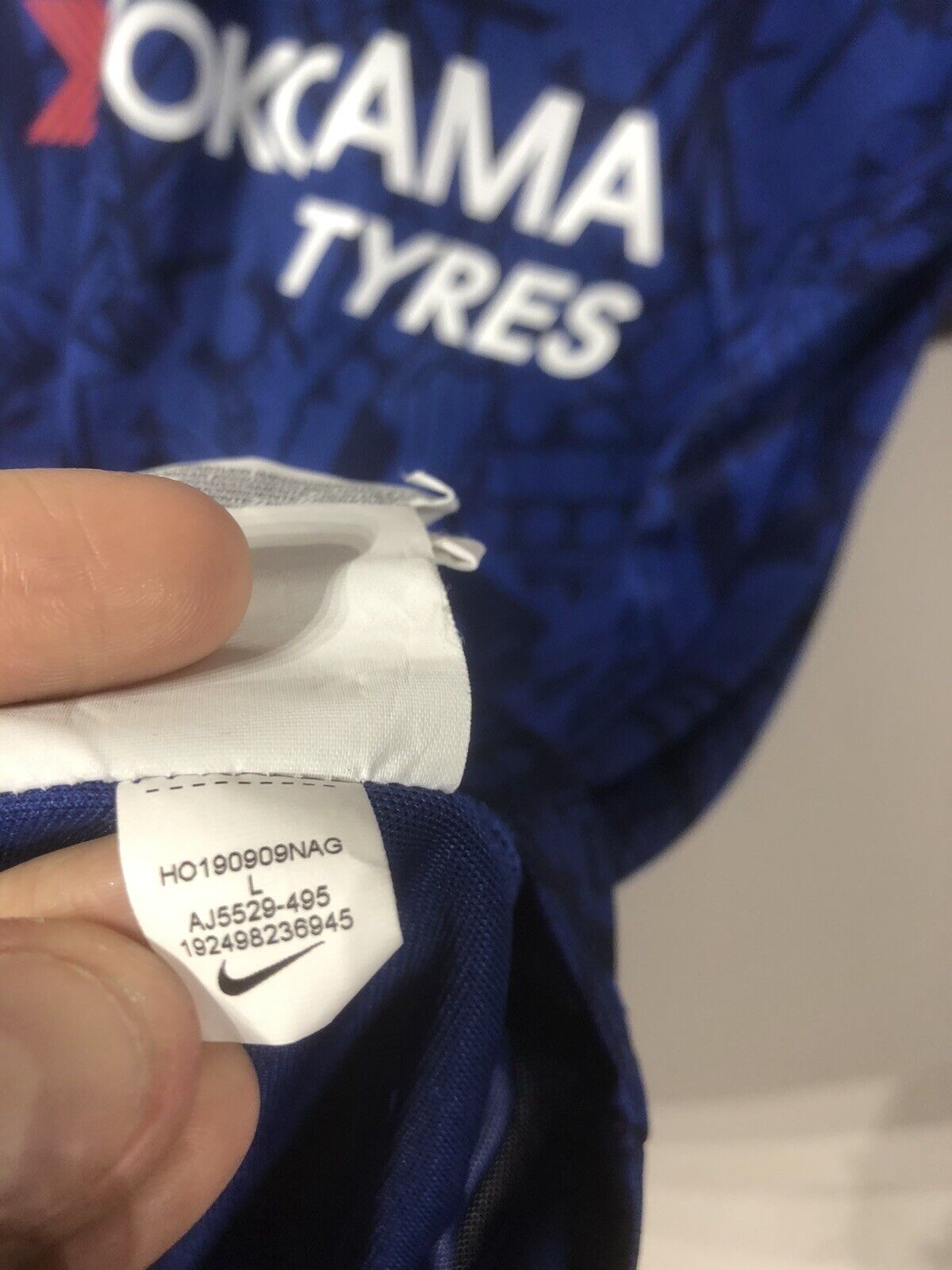 Tomori #29 Chelsea Large 2019/20 Home Shirt Nike Excellent Condition AJ5529-495